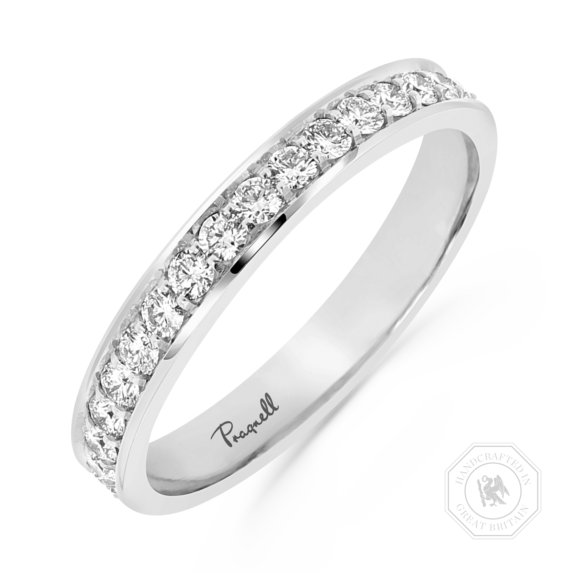 Brilliant Cut Diamond Eternity Ring Brilliant Cut, Eternity, Thread Set_1