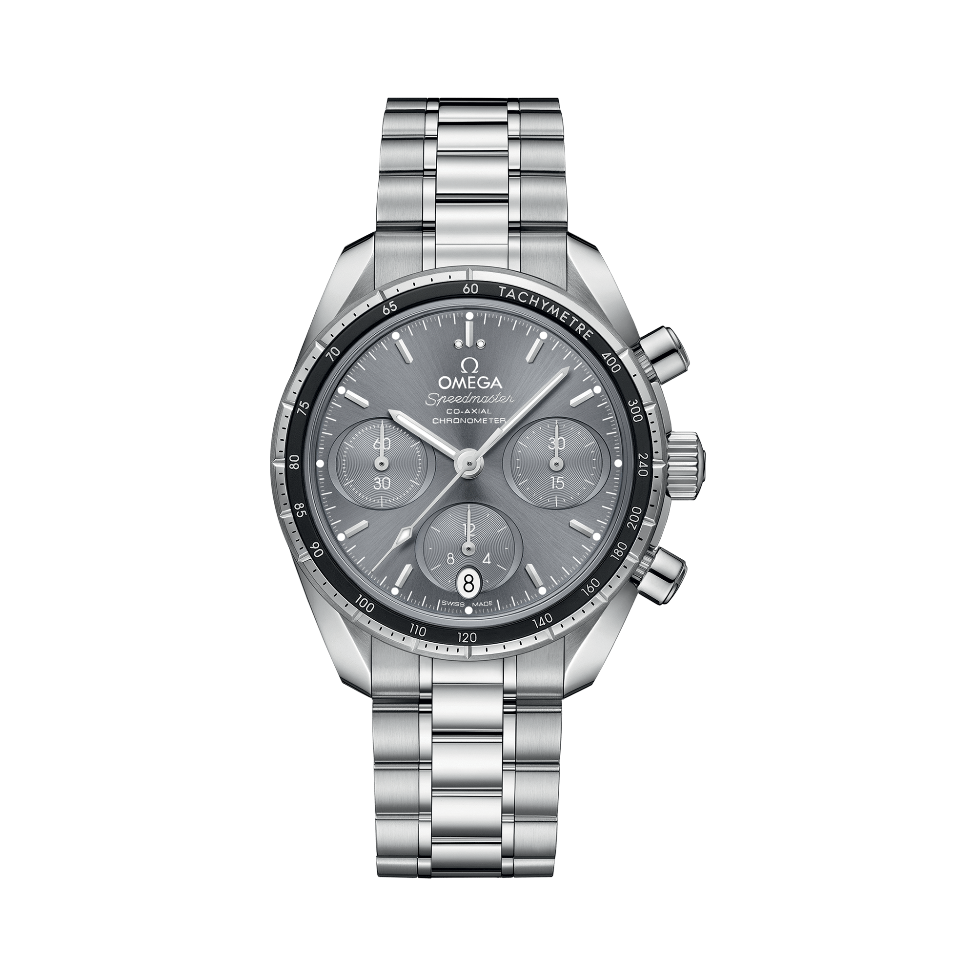 OMEGA Speedmaster 38 38mm, Grey Dial, Baton Numerals_1