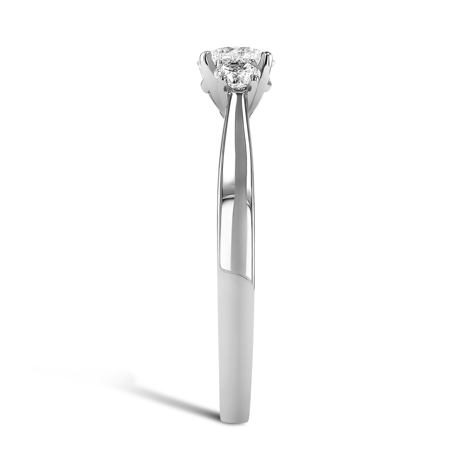 1.01CT Diamond Three-Stone Ring Brilliant Cut, Three-Stone_4