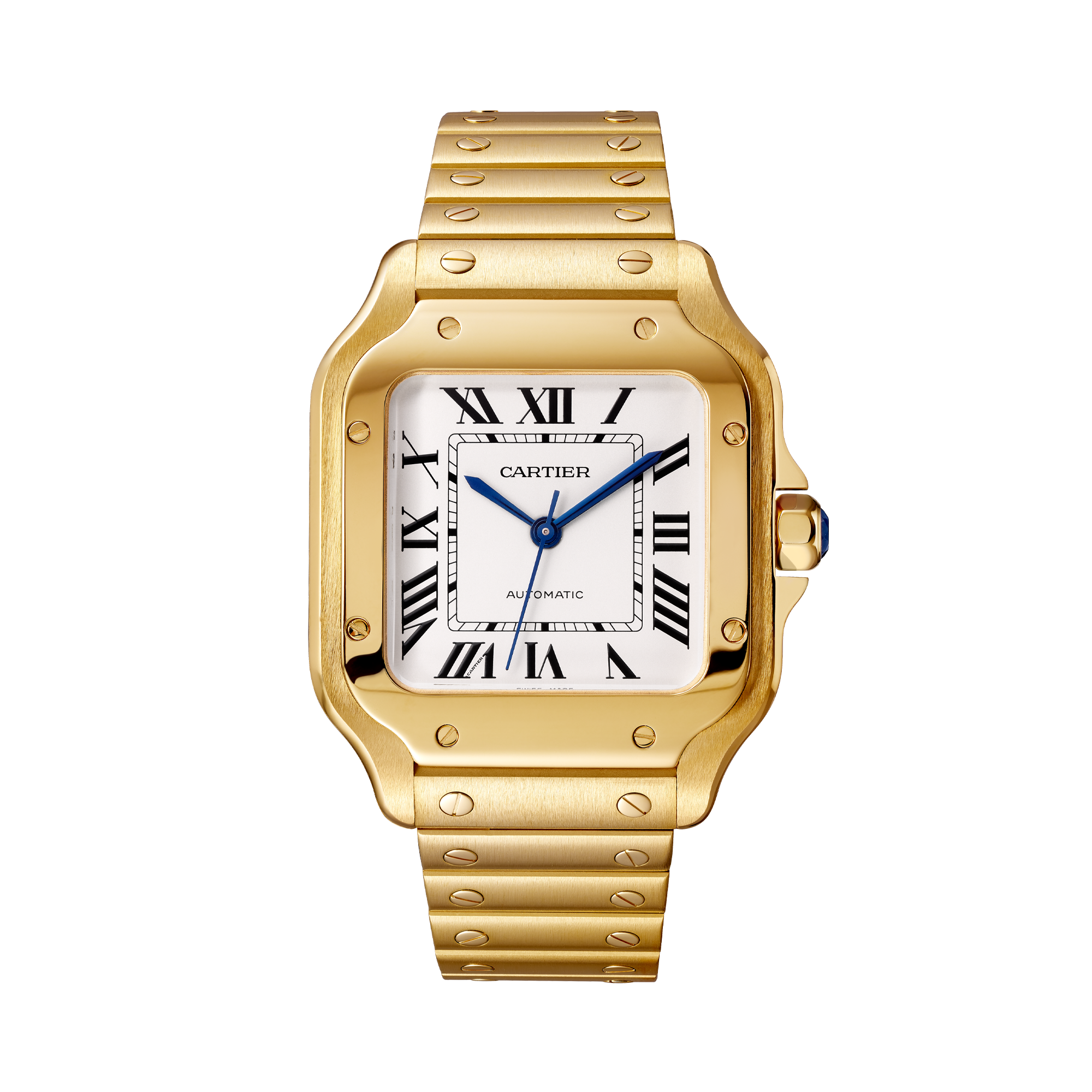Cartier Santos de Cartier 35mm, Silver Dial, Roman Numerals_1