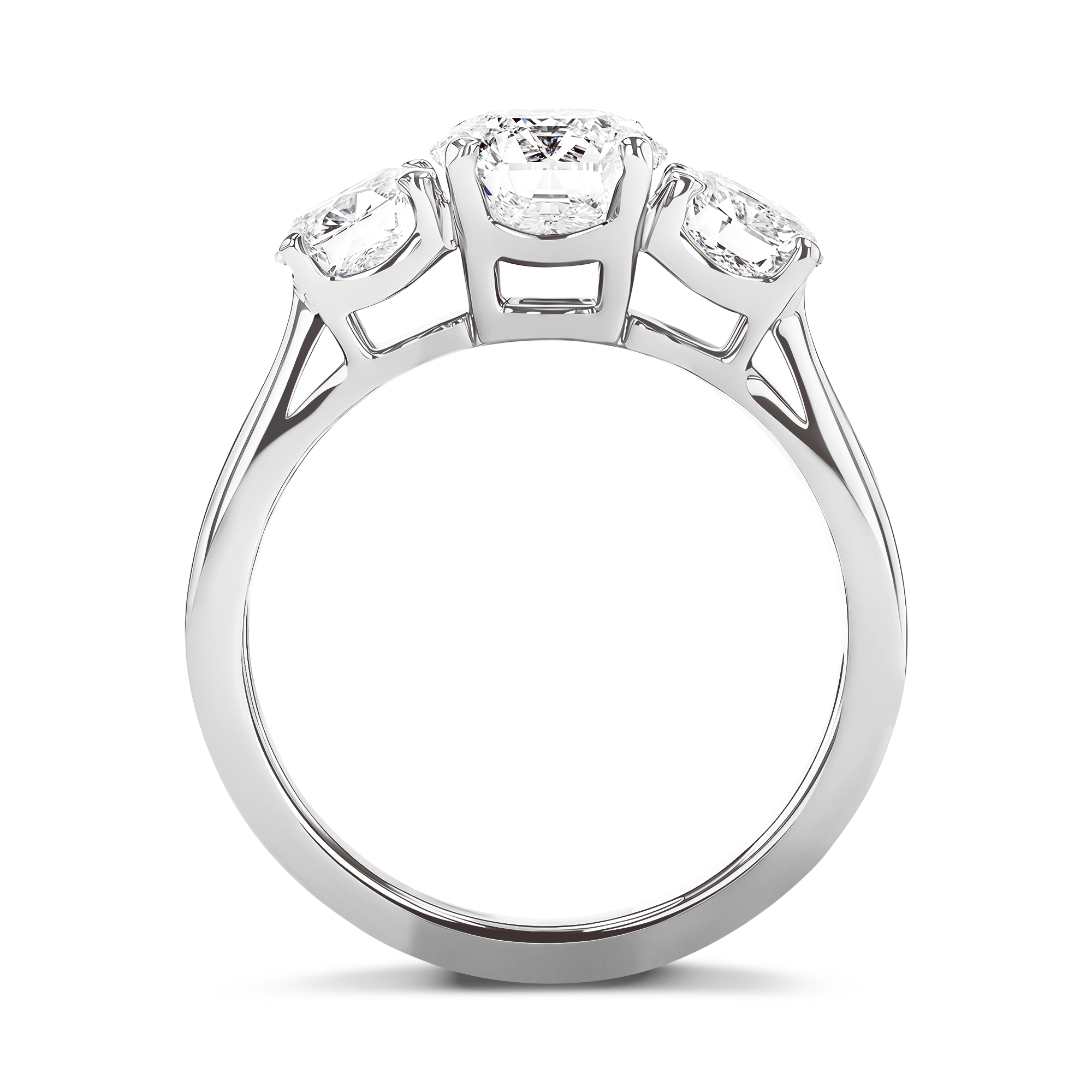 Trilogy 0.60ct Diamond Three Stone Ring Brilliant cut, Claw set_3