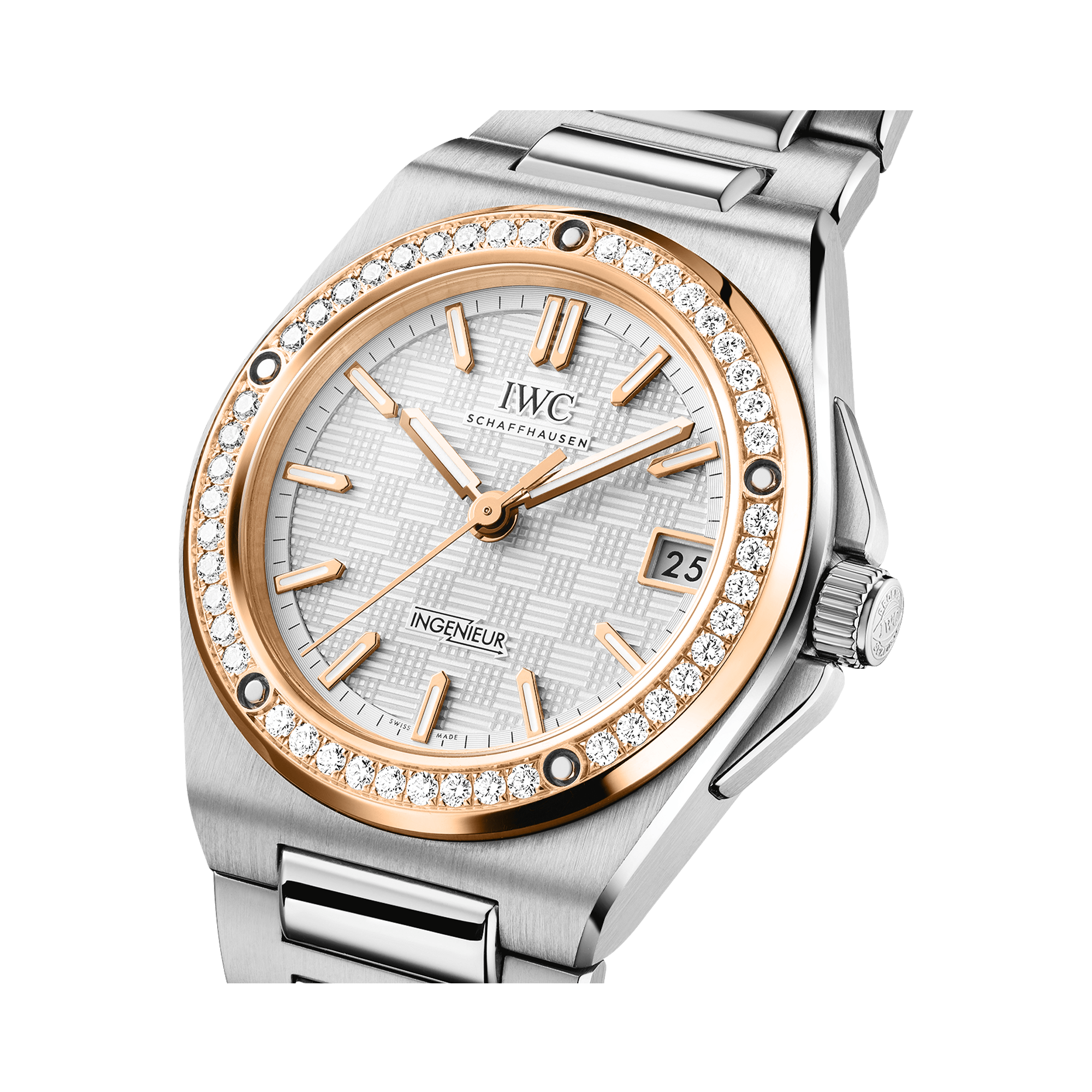 IWC Ingenieur 35mm, Grey Dial, Arabic/Baton Numerals_3