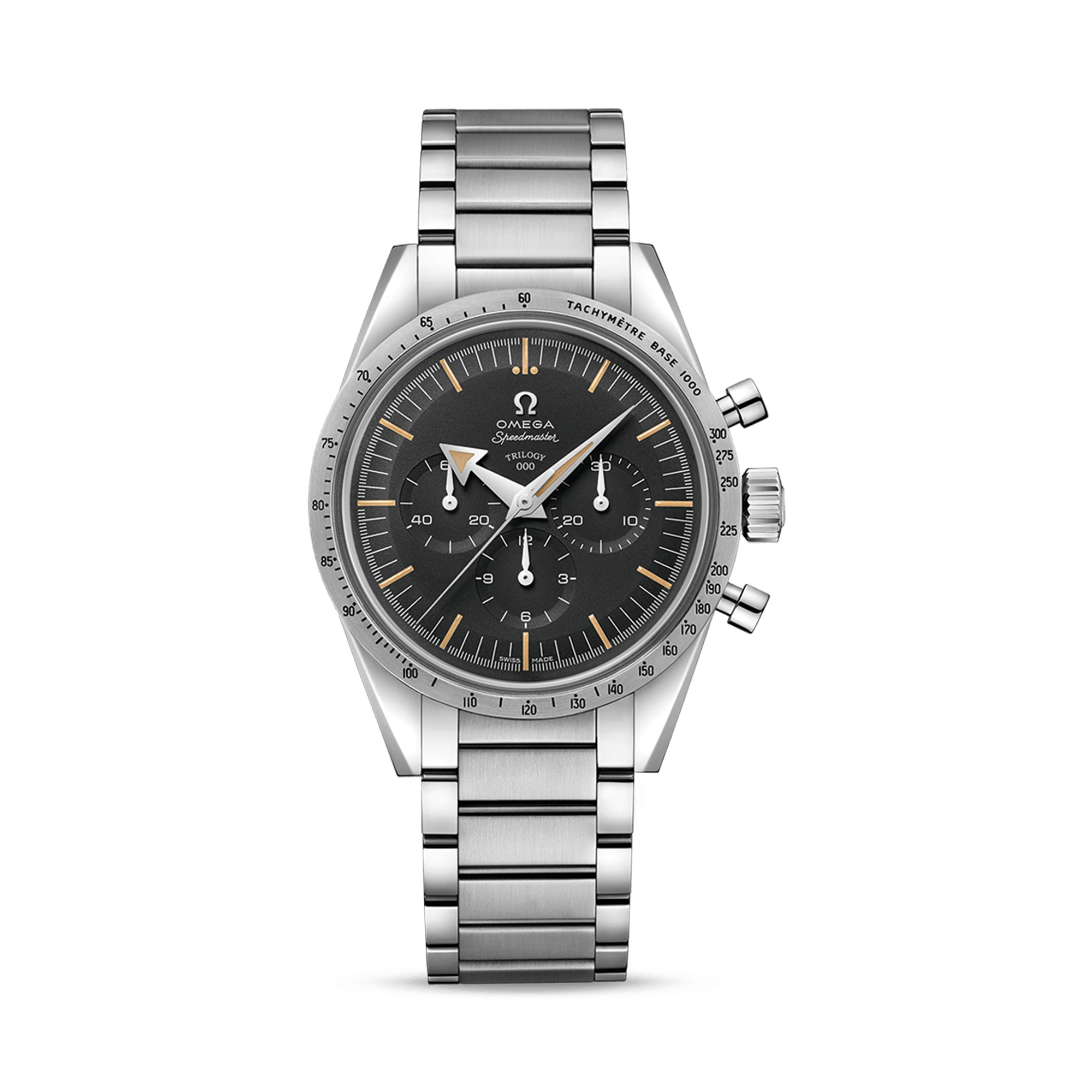 OMEGA Speedmaster 'The 1957 Trilogy'  Limited Edition 557 38.6mm, Black Dial, Baton Numerals_1