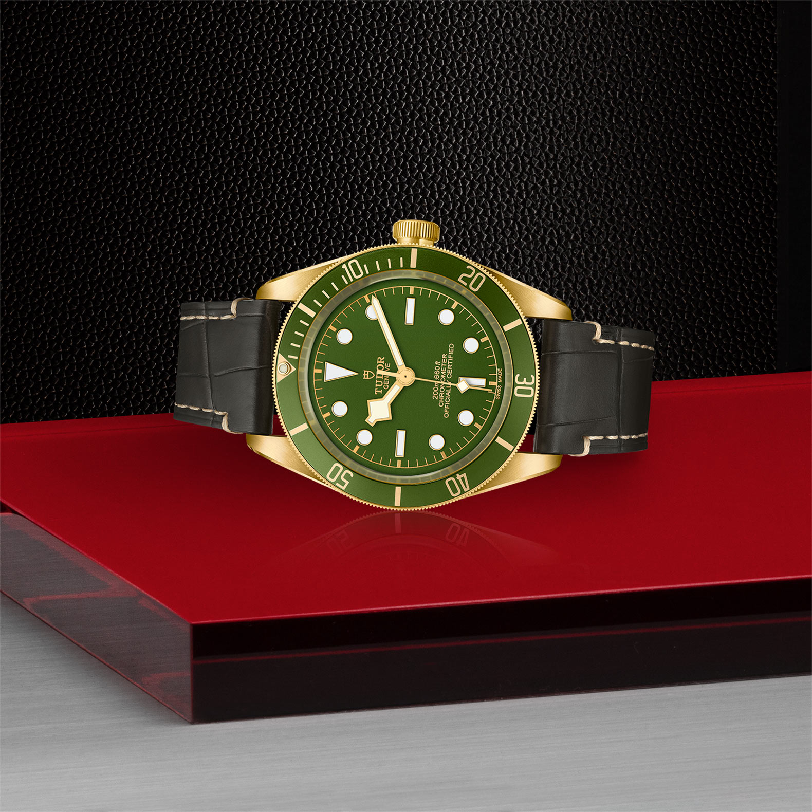 Tudor Black Bay Fifty-Eight 18K 39mm, Green Dial, Baton Markers_3