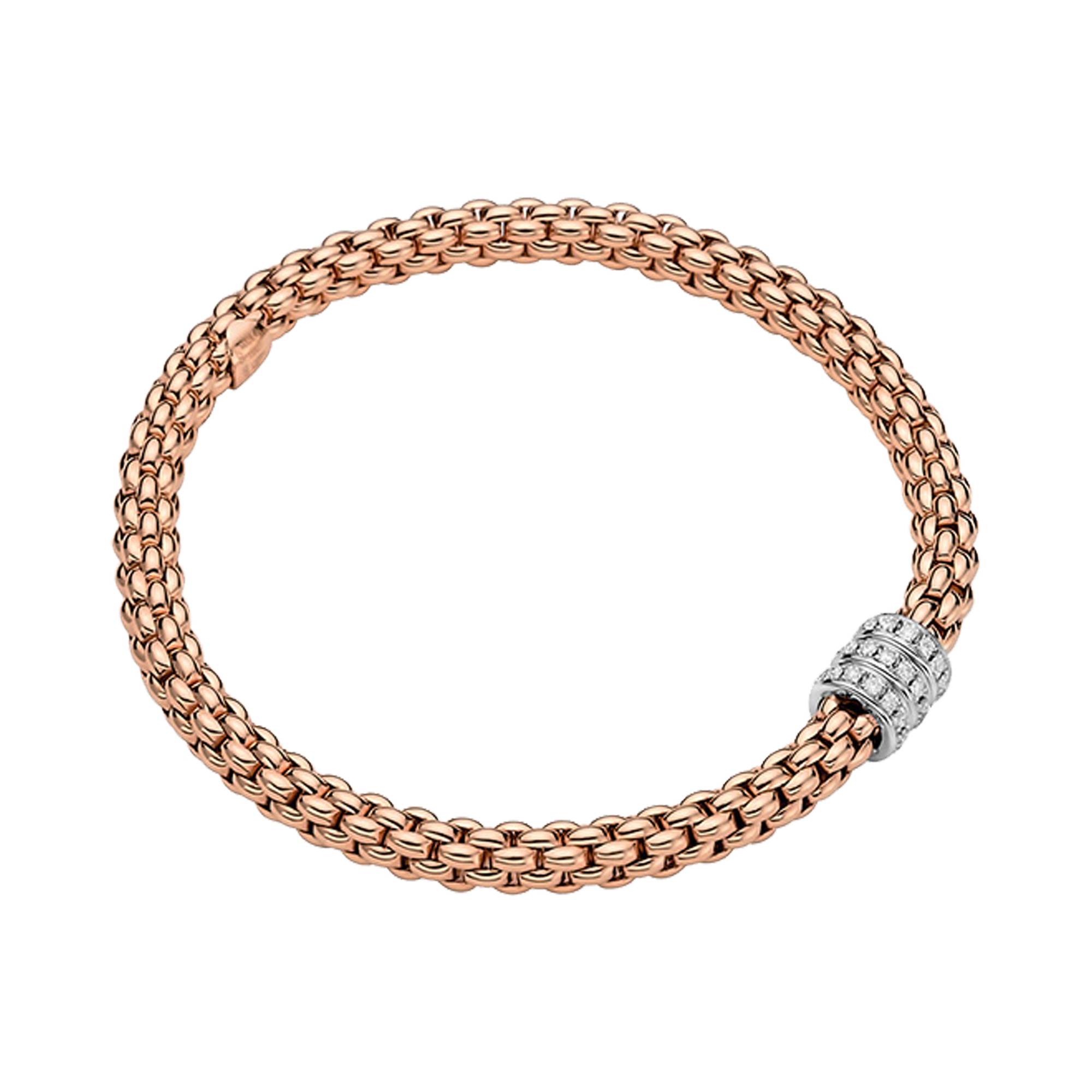 FOPE EKA Solo Medium Flex'it Bracelet Brilliant Cut, Grain Set_1