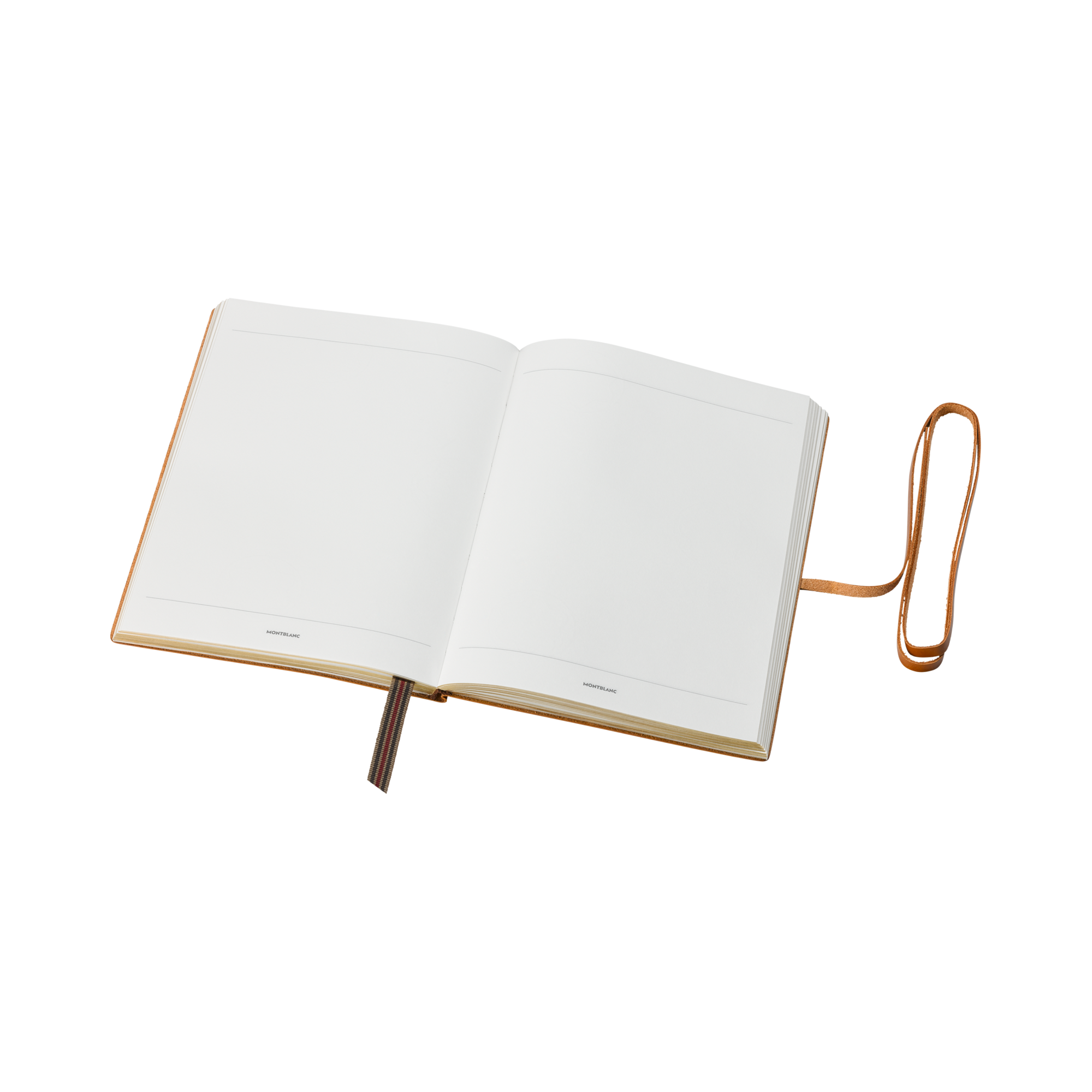 Montblanc Notebook #146 - Small, Wrapped Purdey, London Tan, Brown, lined. 119514_2