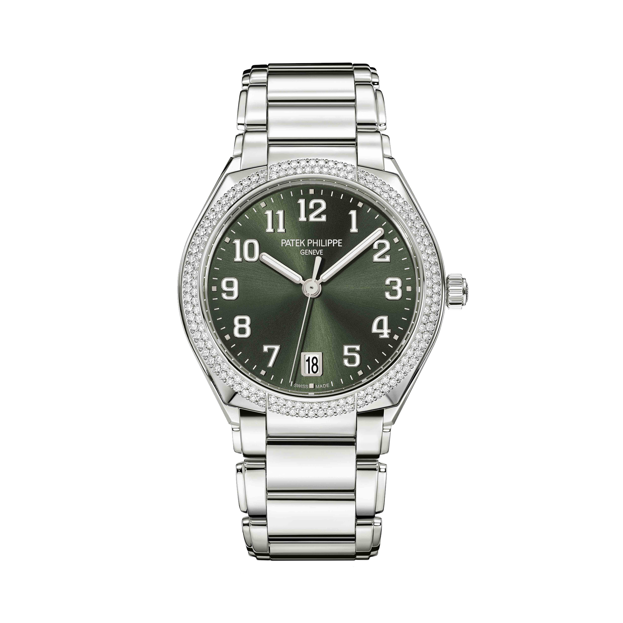 Patek Philippe Twenty~4 36mm, Green Dial, Arabic Numerals_1