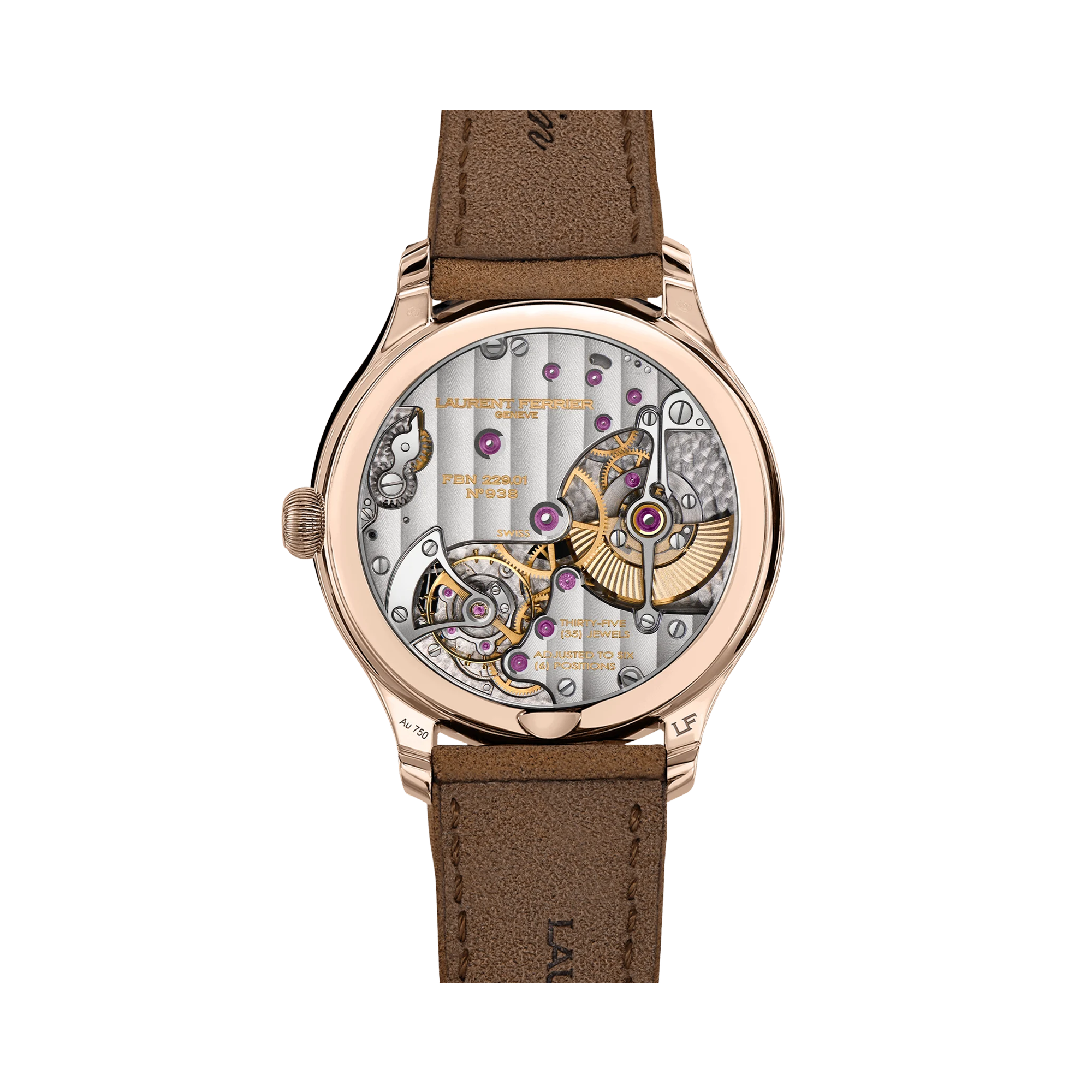 Laurent Ferrier Classic Micro-Rotor Evergreen 40mm, Evergreen Vertical Satin-brushed, Drop-shaped Indices_2