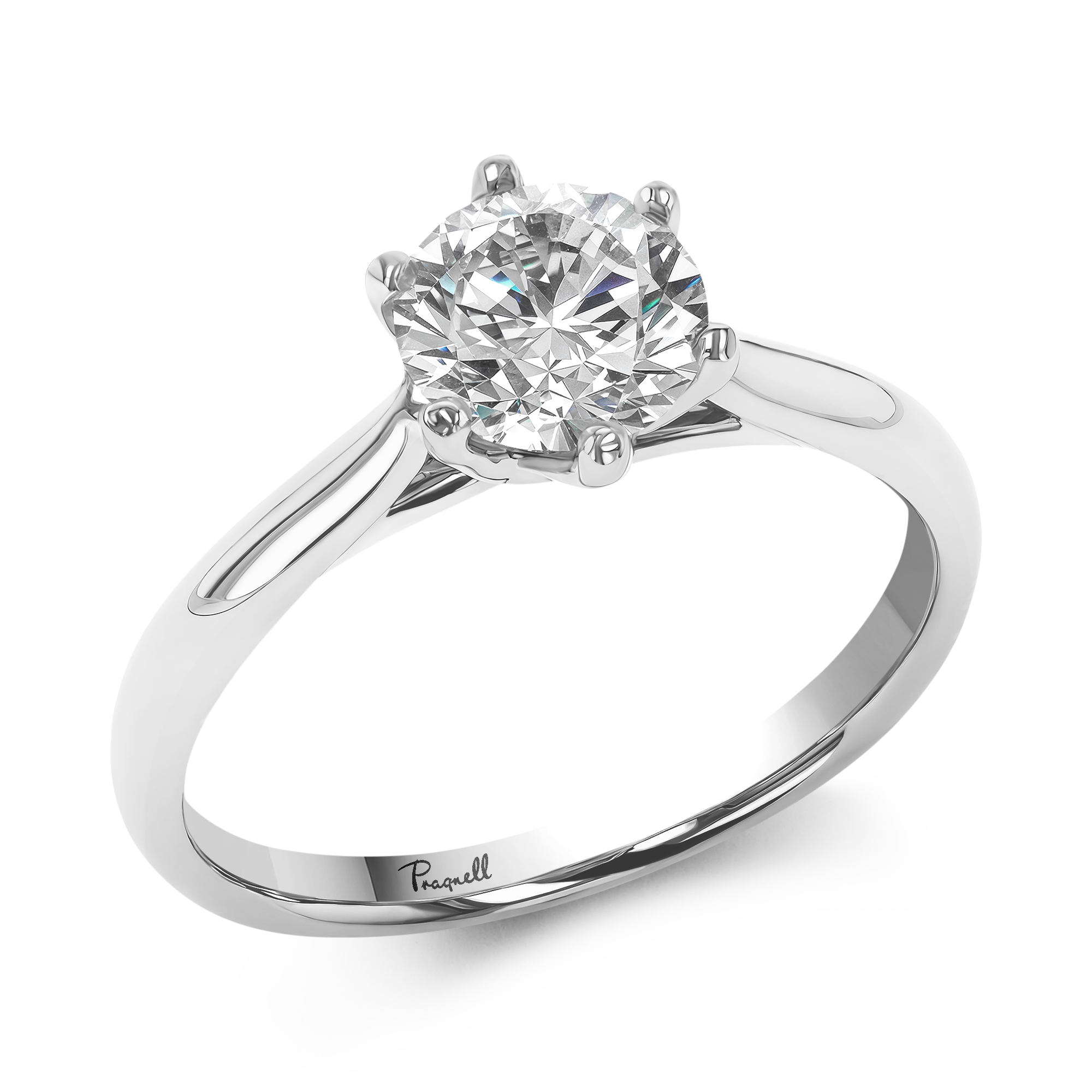 Classic Six-Claw 1.20ct Brilliant Cut Diamond Ring Brilliant cut, Claw set_1