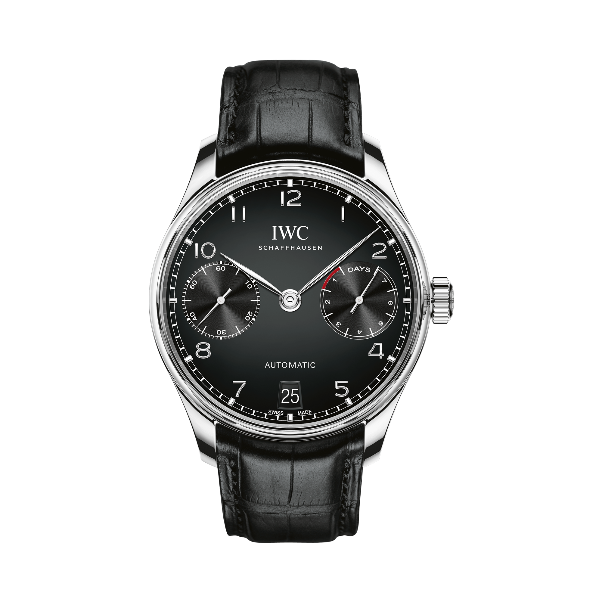 IWC Portugieser Automatic 42.3mm, Black Dial, Arabic Numerals_1