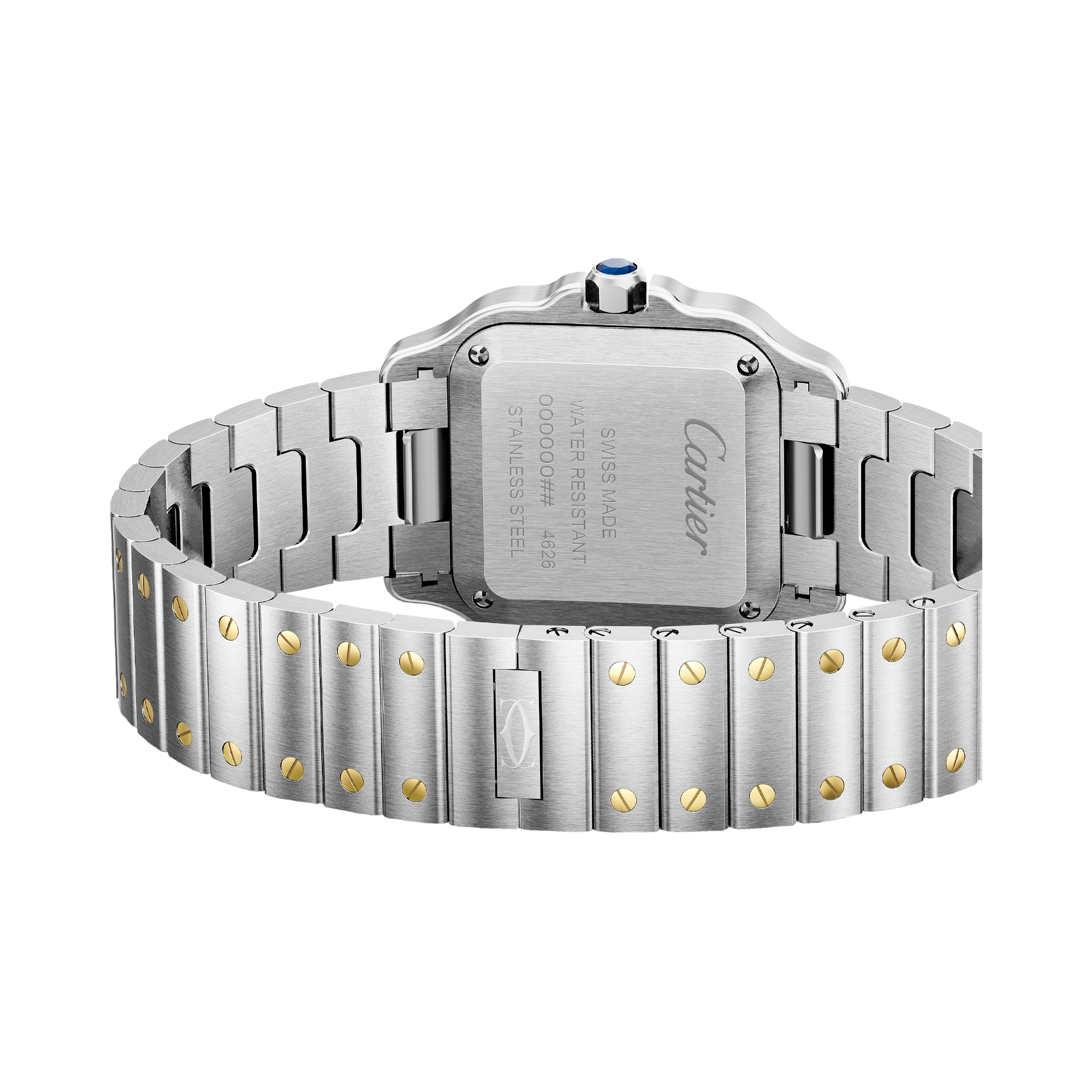 Cartier Santos de Cartier Small, Silver Dial, Roman Numerals_5