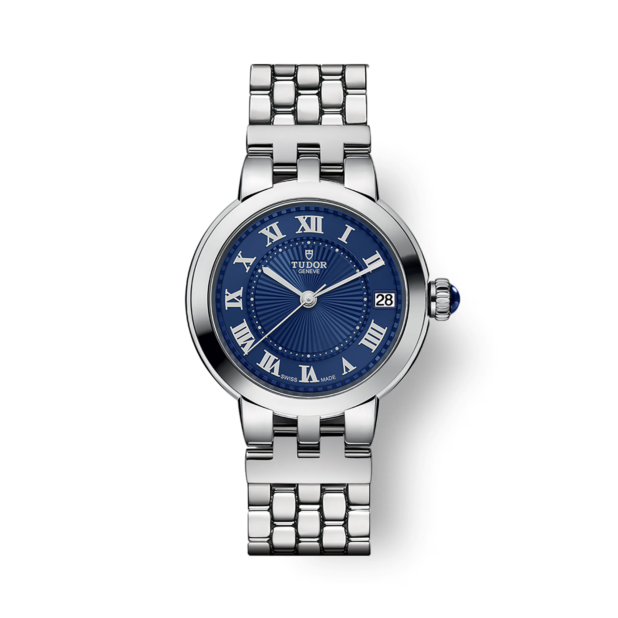 Tudor Clair De Rose 34mm, Blue Dial, Roman Numerals_1