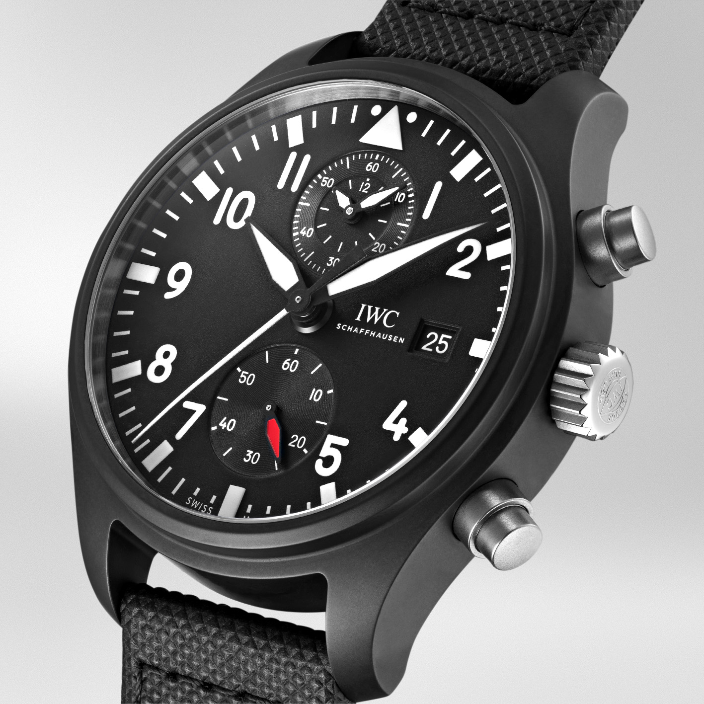 IWC Pilot's Top Gun Chronograph 44mm, Black Dial, Arabic Numerals_2