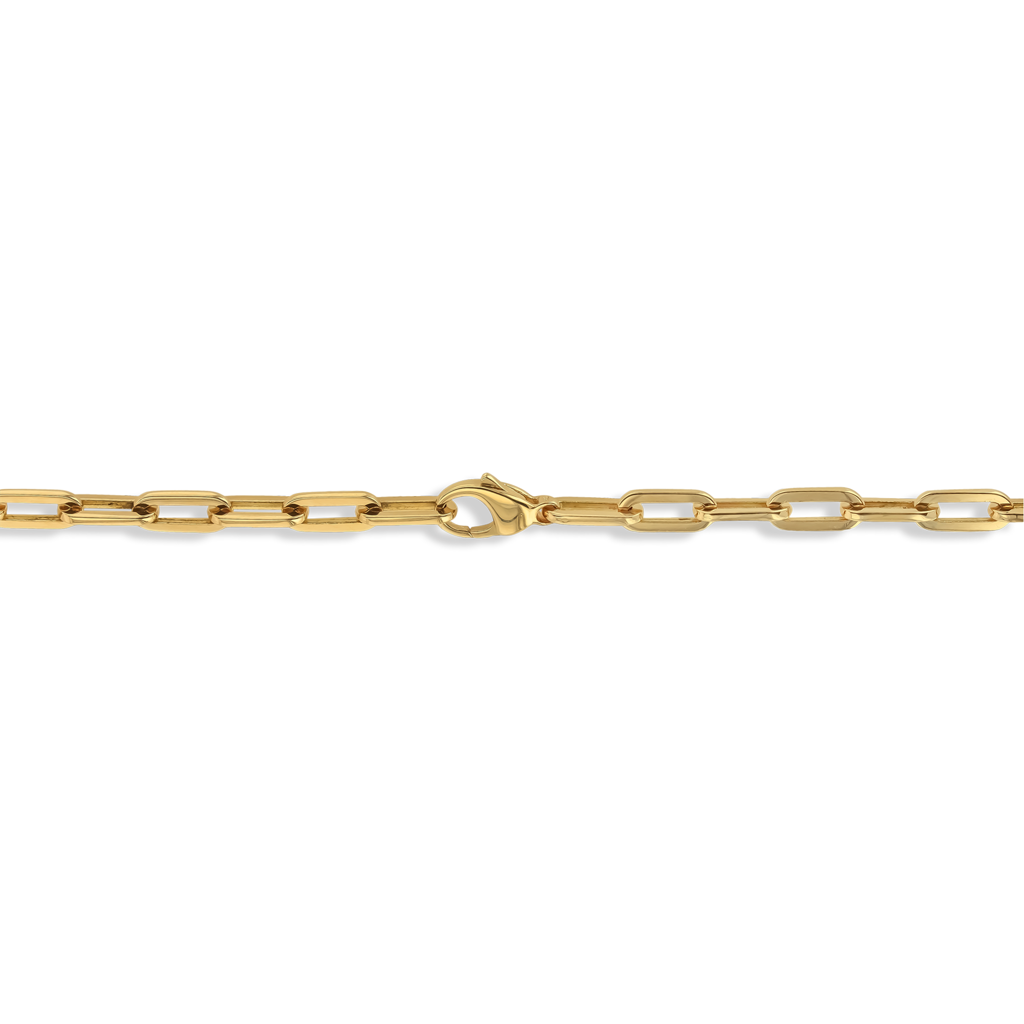 Rectangular Link Necklace 45cm _3