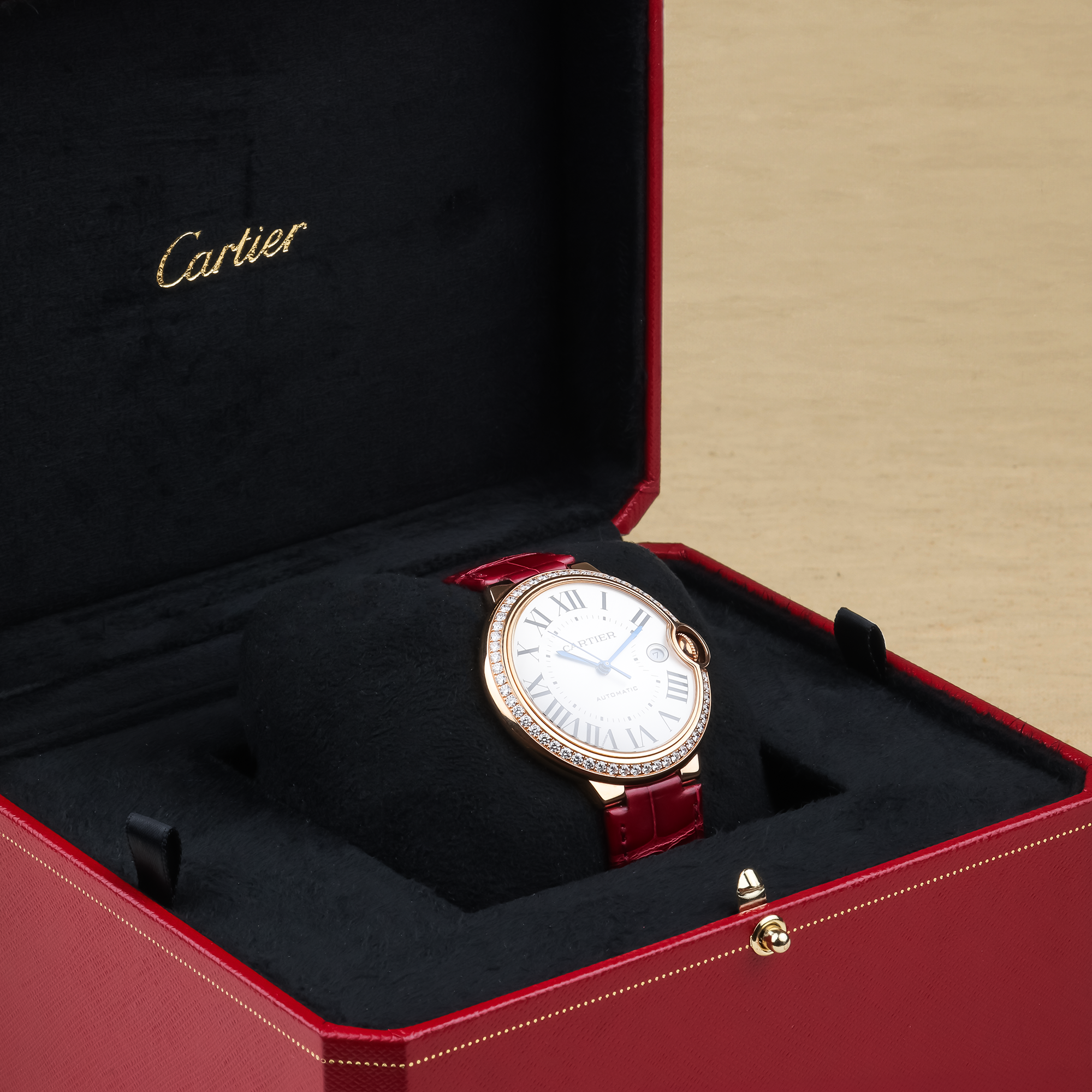 Pre-Owned Cartier Ballon Bleu de Cartier 40mm, Silver Dial, Roman Numerals_9