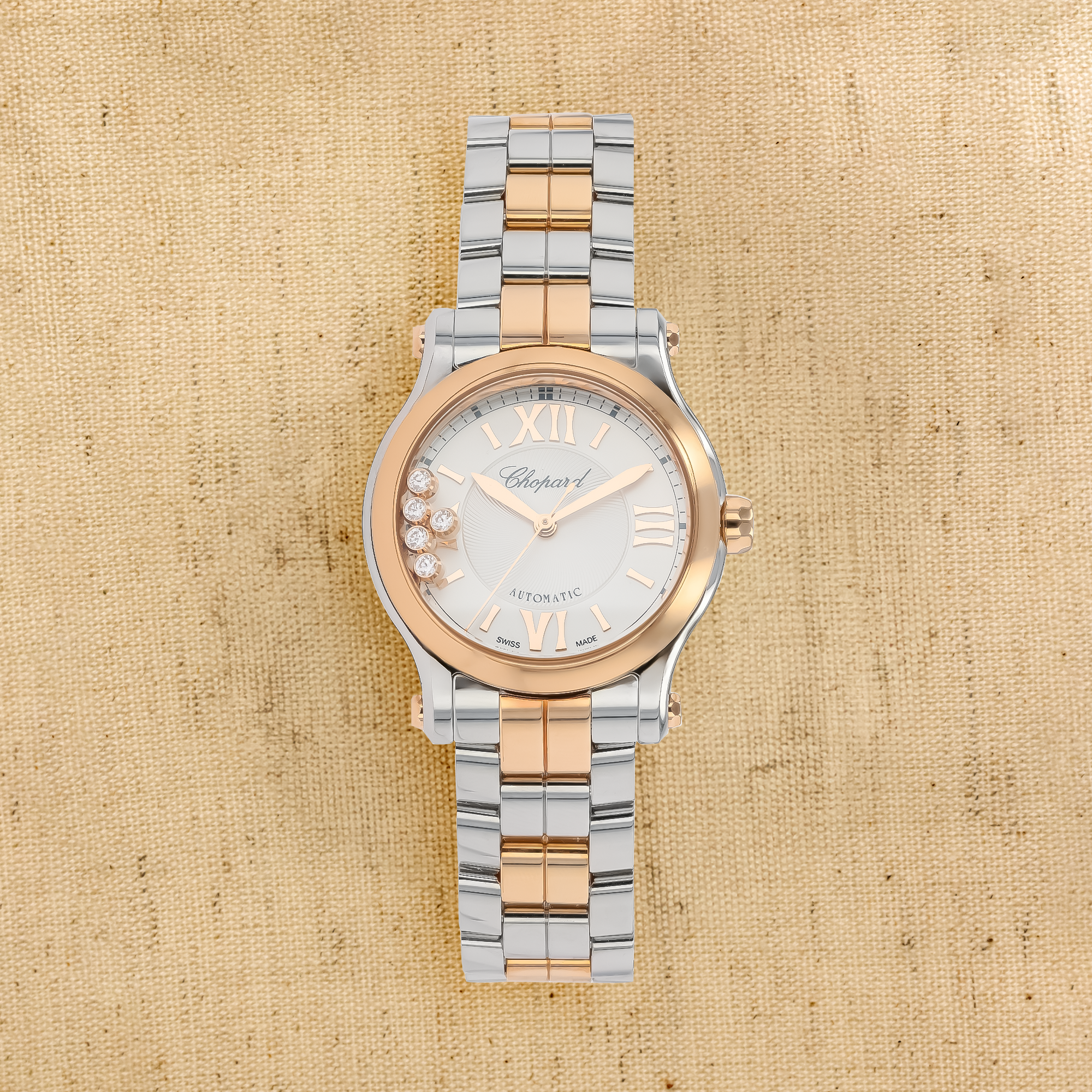 Chopard Happy Sport 30mm, Silver Dial, Roman and Baton Numerals_1