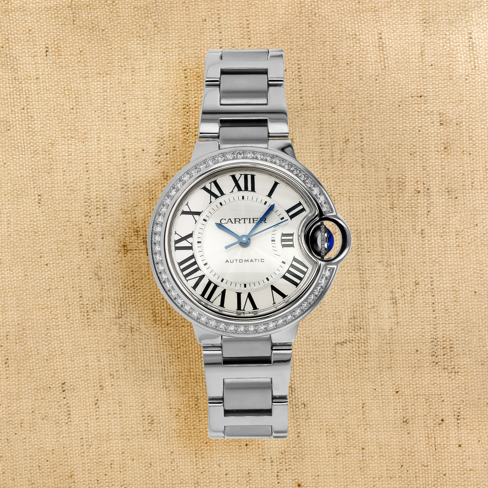 Cartier Ballon Bleu de Cartier 33mm, Silver Dial, Roman Numerals_1