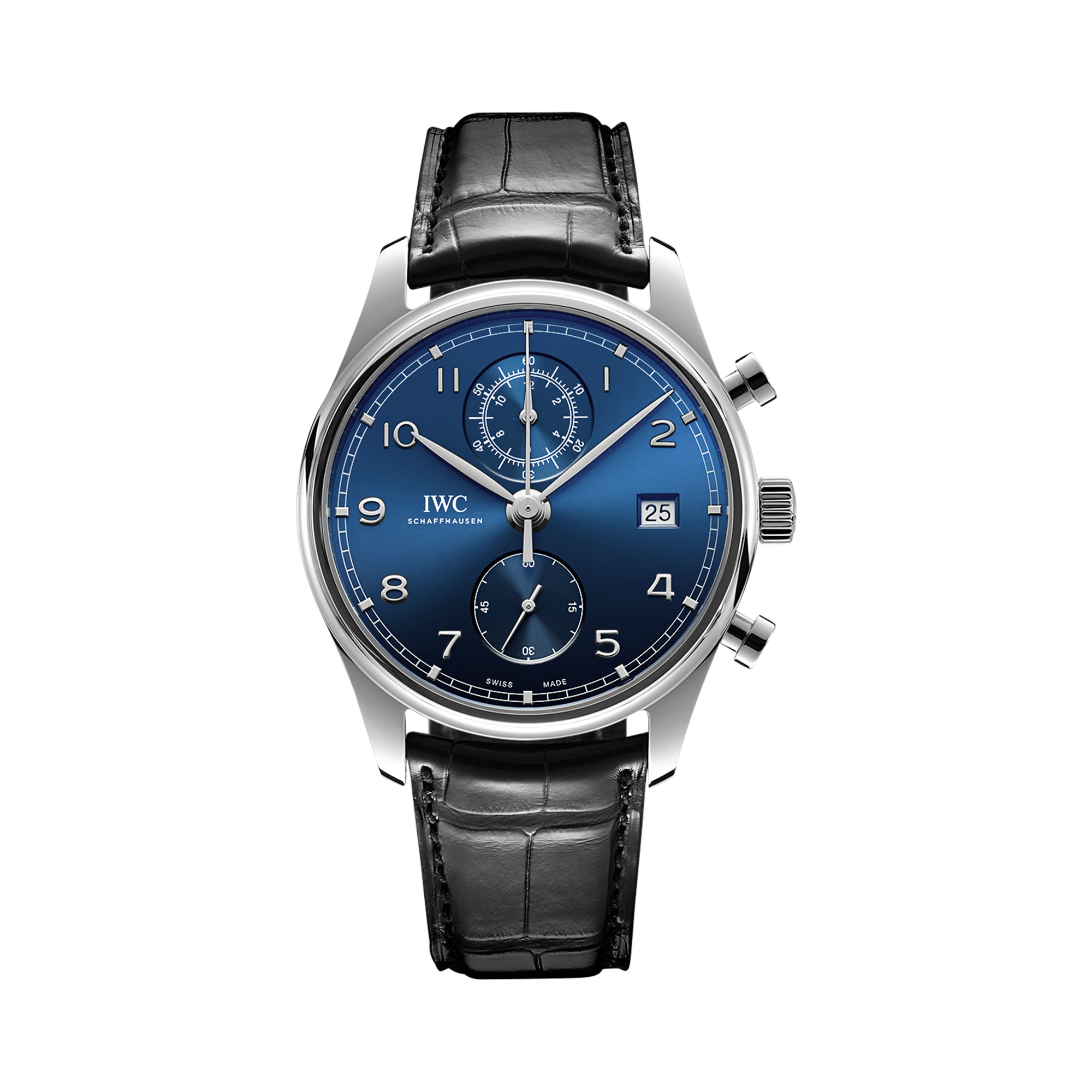 IWC Portugieser Chronograph Classic 42mm, Blue Dial, Arabic Numerals_1