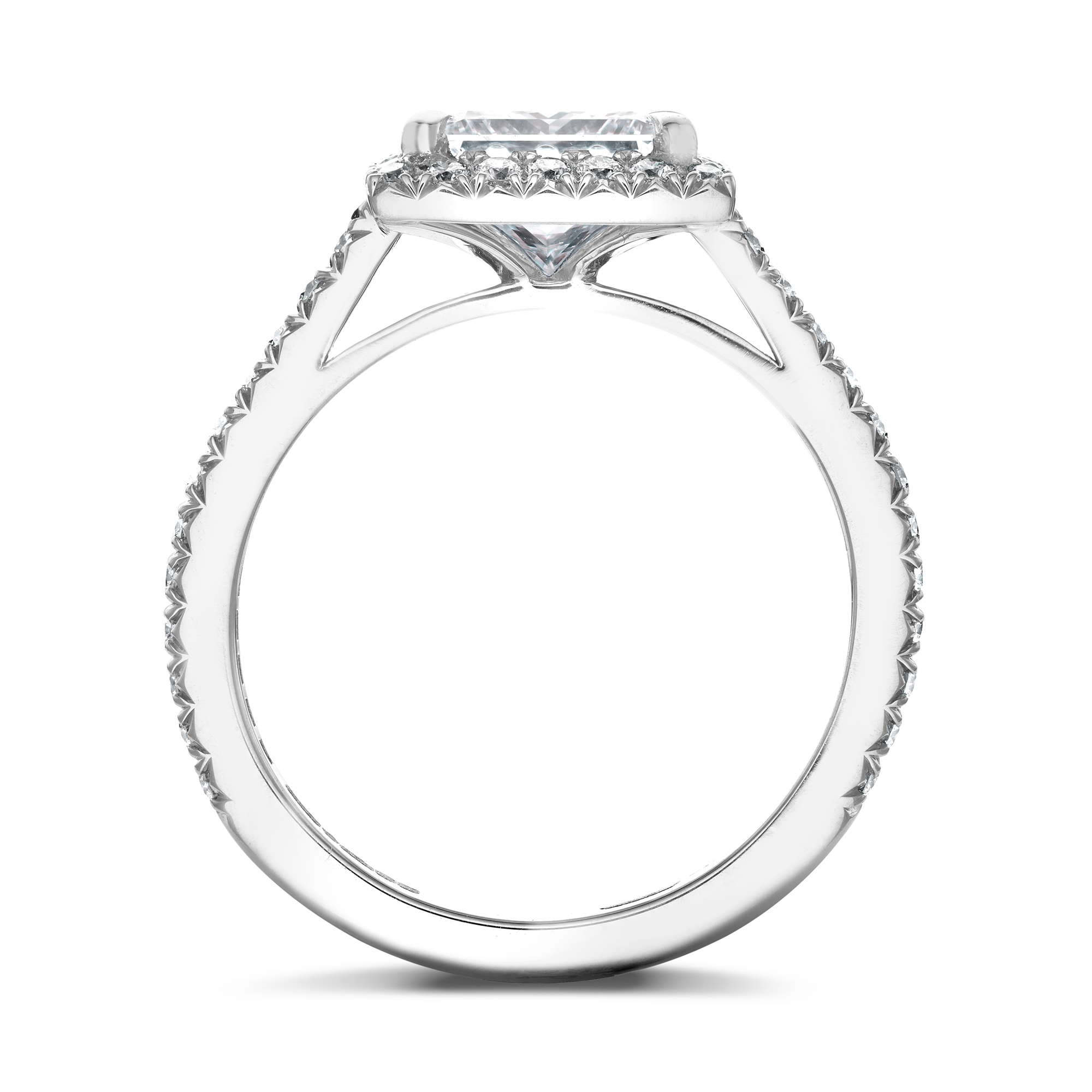 Celestial 2.02ct Diamond Cluster Ring Princess Cut, Claw Set_3