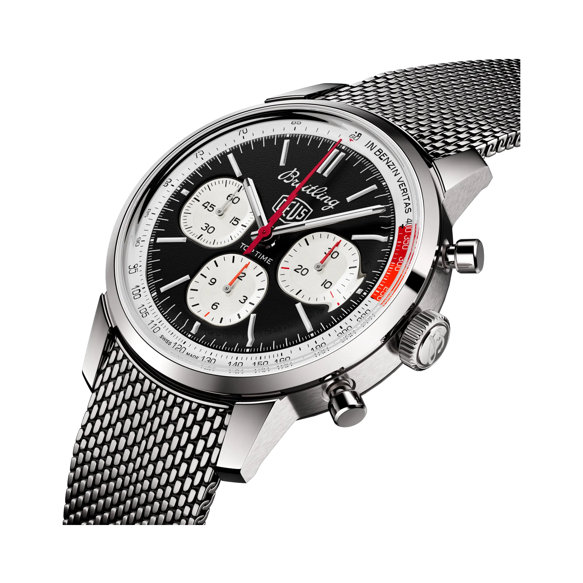 Breitling Top Time B01 Deus 41mm, Black Dial, Baton Numerals_2