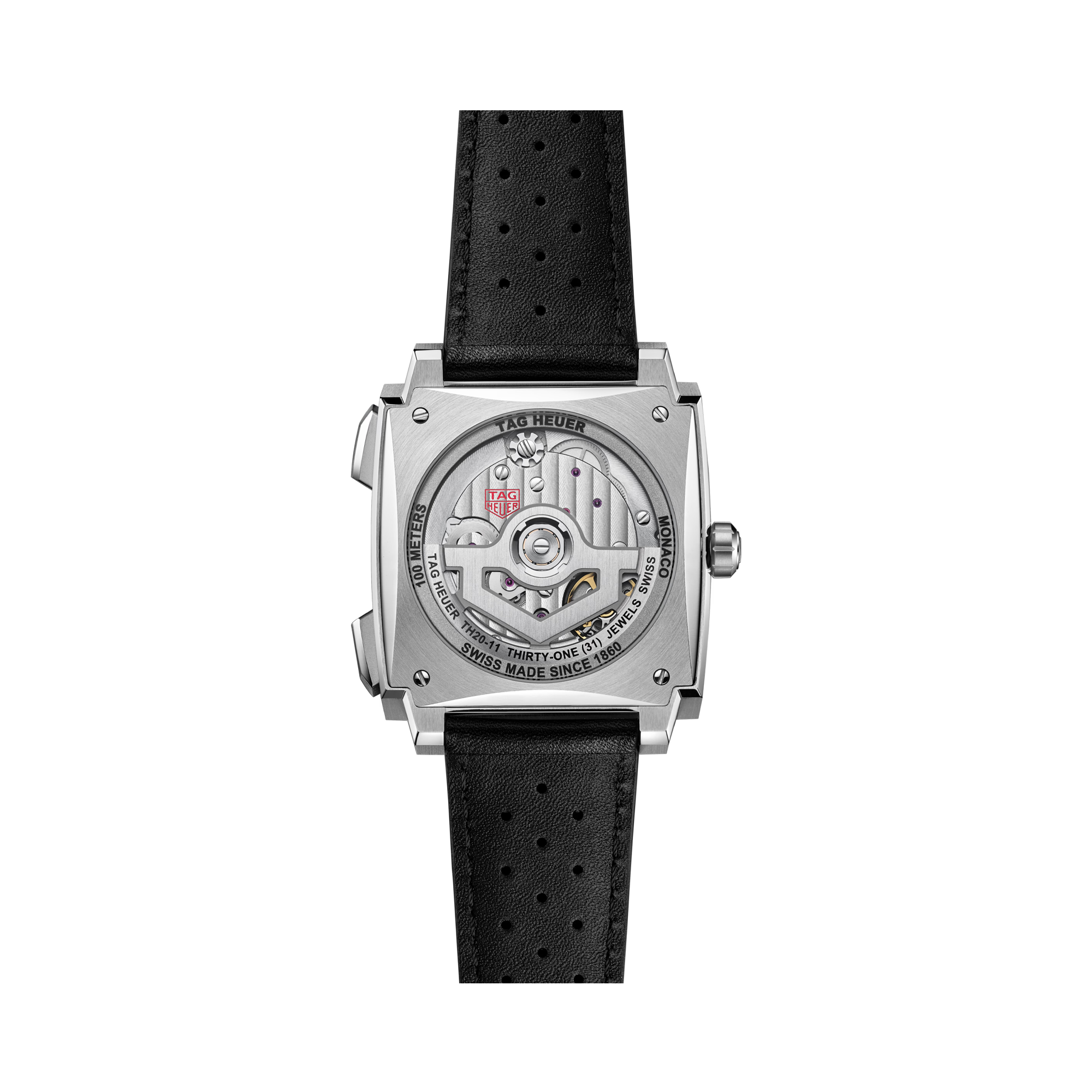 Tag Heuer Monaco Chronograph 39mm, Green Dial, Baton Numerals_3