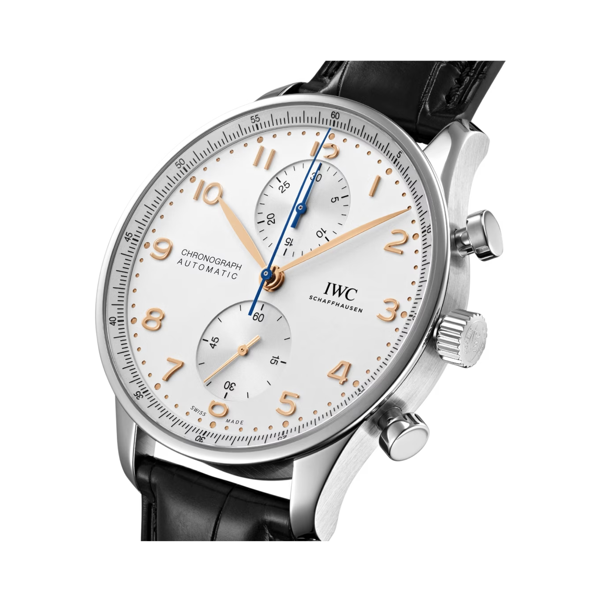 IWC Portugieser Chronograph 41mm, Silver Dial, Arabic Numerals_3