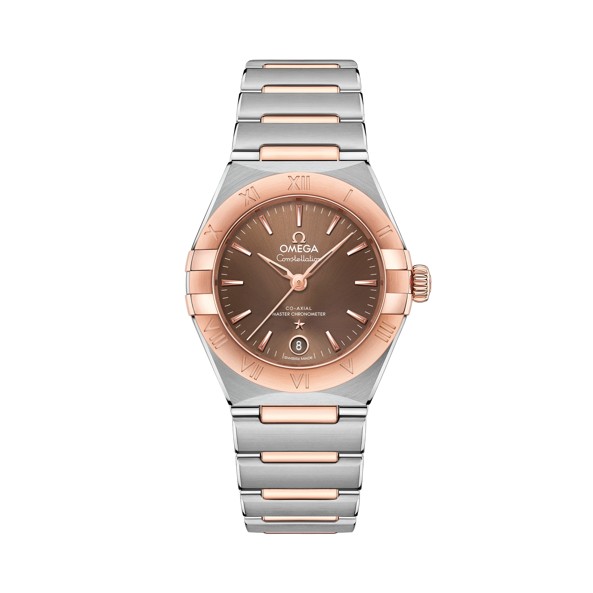 OMEGA Constellation 29mm, Brown Dial, Baton Numerals_1