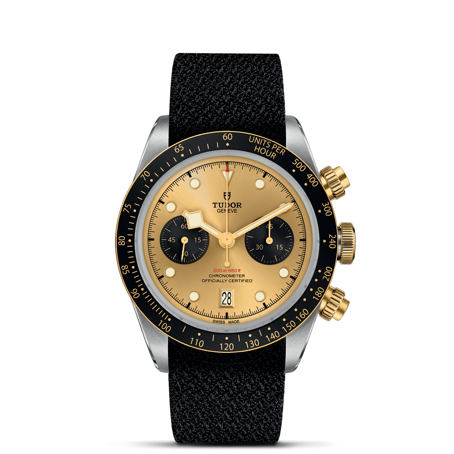 Tudor Black Bay Chrono S&G 41mm, Champagne Dial, Baton Numerals_1