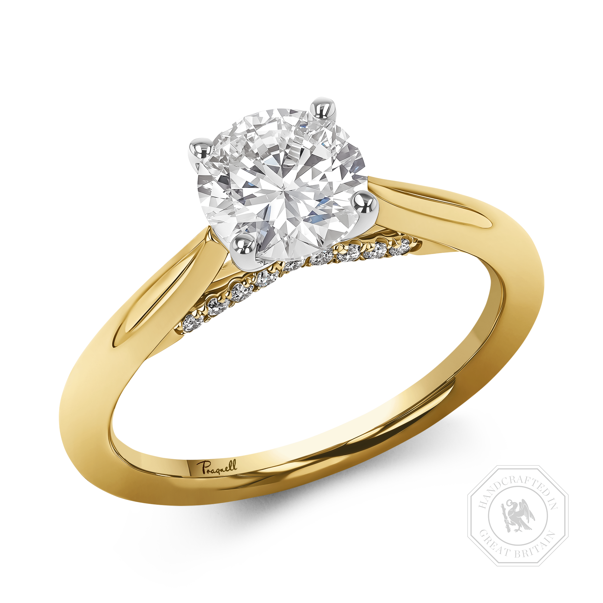 Classic 0.32ct Brilliant Cut Diamond Ring Brilliant cut, Claw set_1