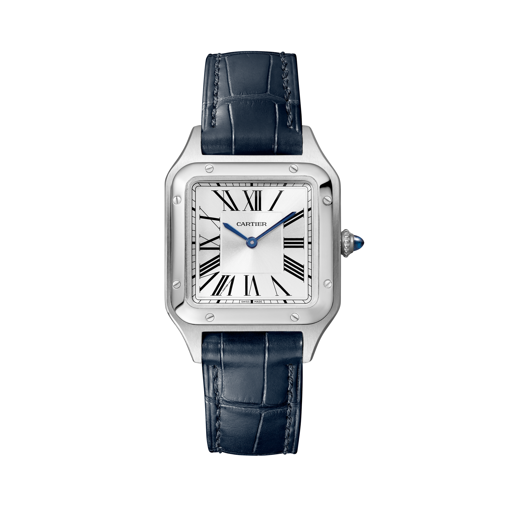Cartier Santos-Dumont Small, Silver Dial, Roman Numerals_1