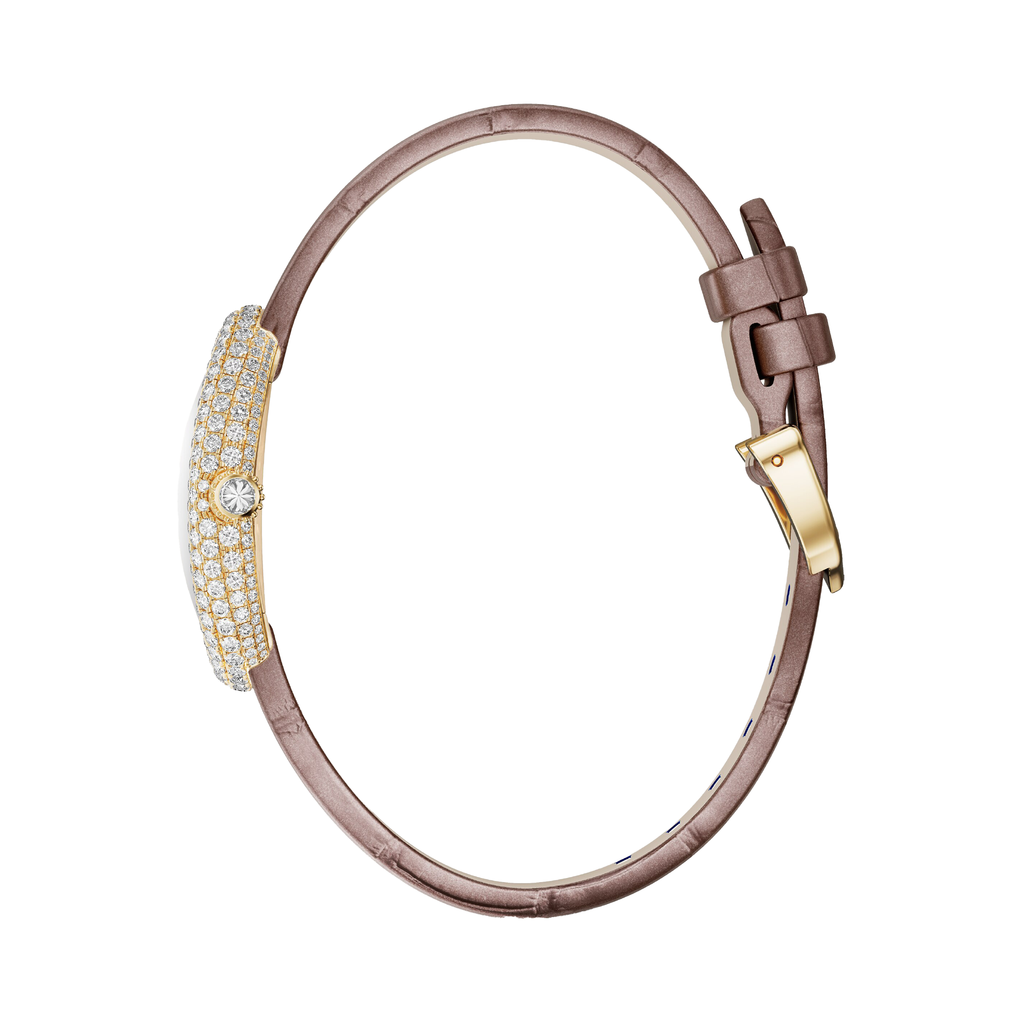 Cartier Baignoire de Cartier 23.1mm, Mother of Pearl Dial, Roman Numerals_3