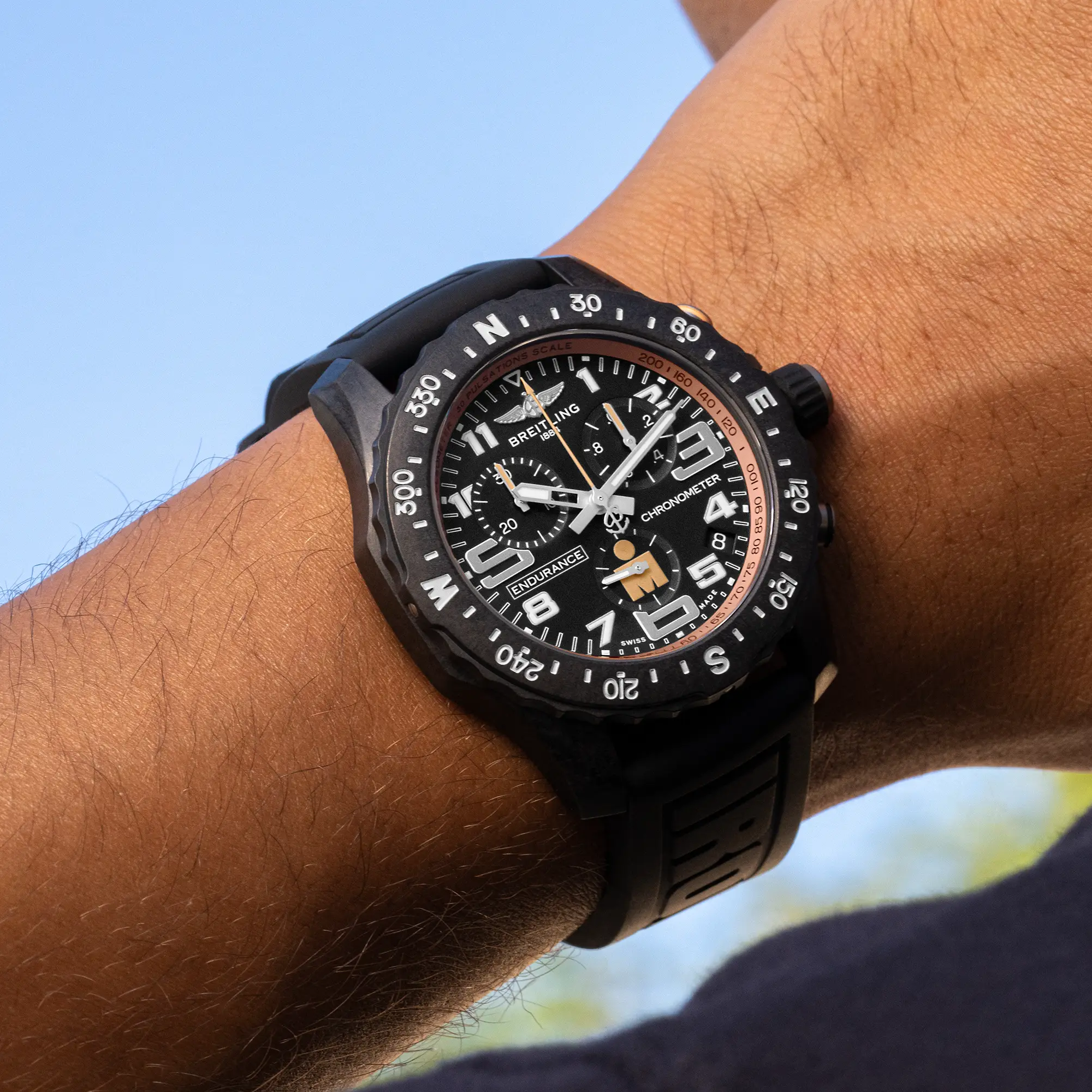 Breitling Endurance Pro Ironman 44mm, Black Dial, Arabic Markers_10
