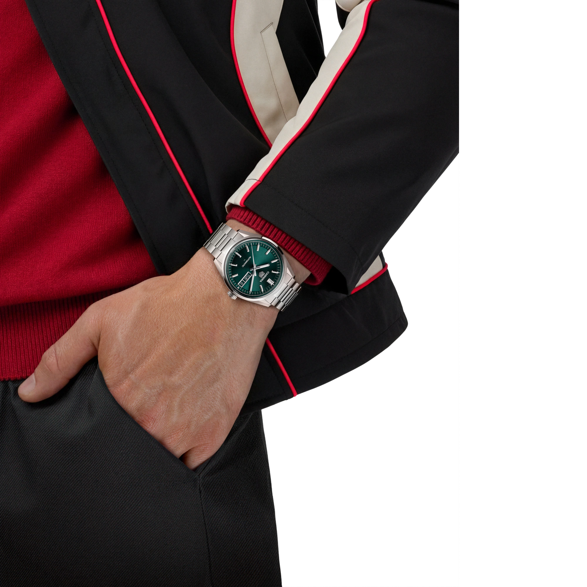 Tag Heuer Carrera Day-Date 41mm, Green Dial, Baton Numerals_10