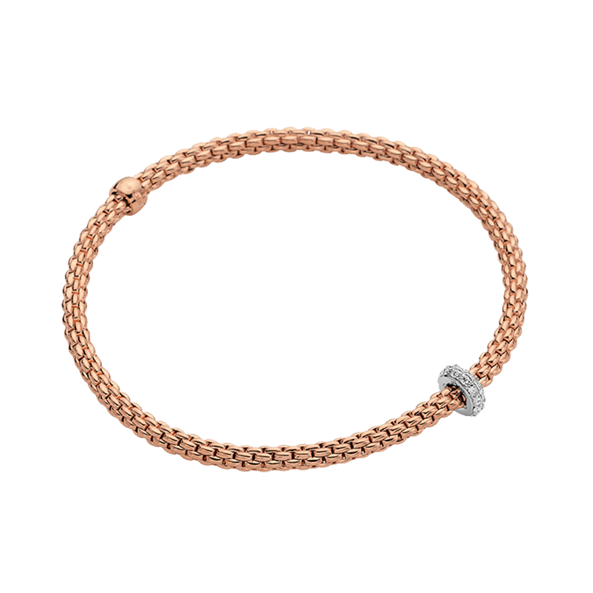 FOPE Prima Flex'It Medium Diamond Bracelet Brilliant Cut, Pave Set_1