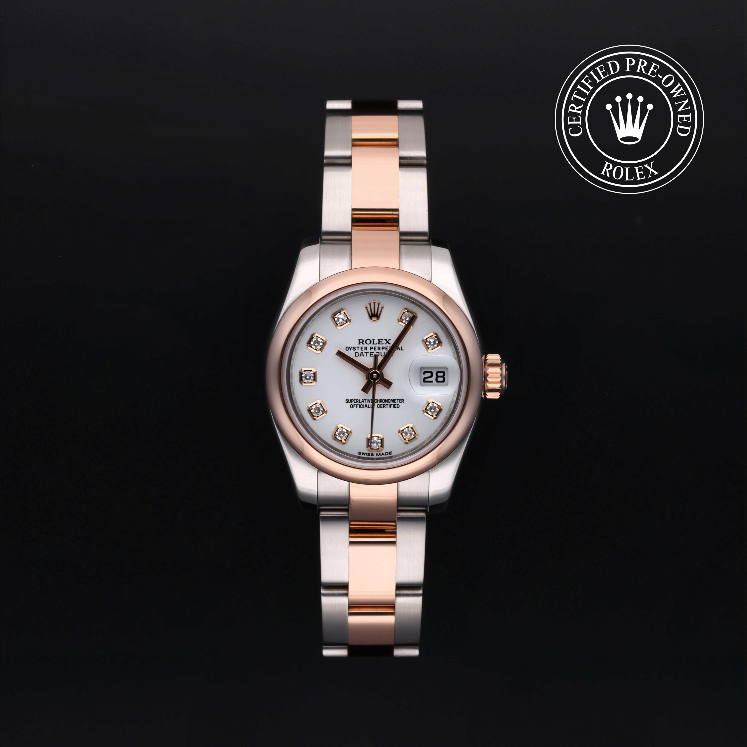 Lady-Datejust 26 2014, 26mm, Oystersteel and Everose gold