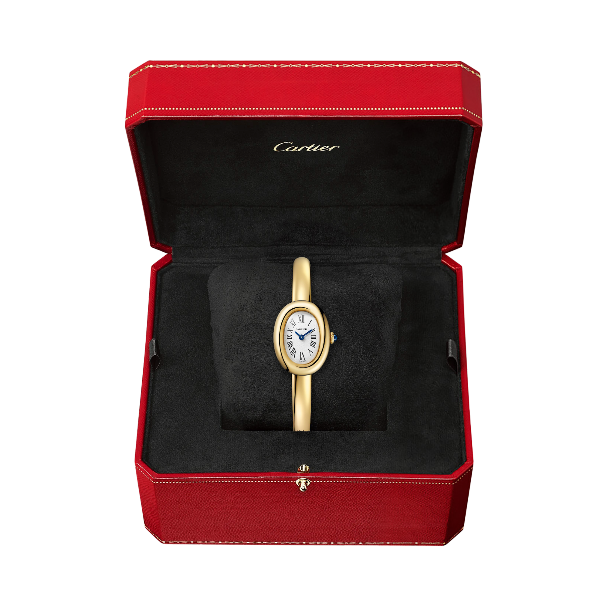 Cartier Baignoire Mini 18mm, Silver Dial, Roman Numerals_4