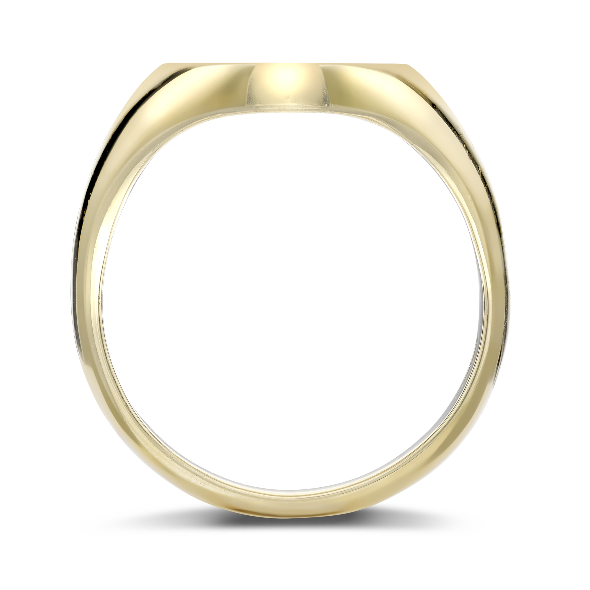 Plain Oval Signet Ring _3