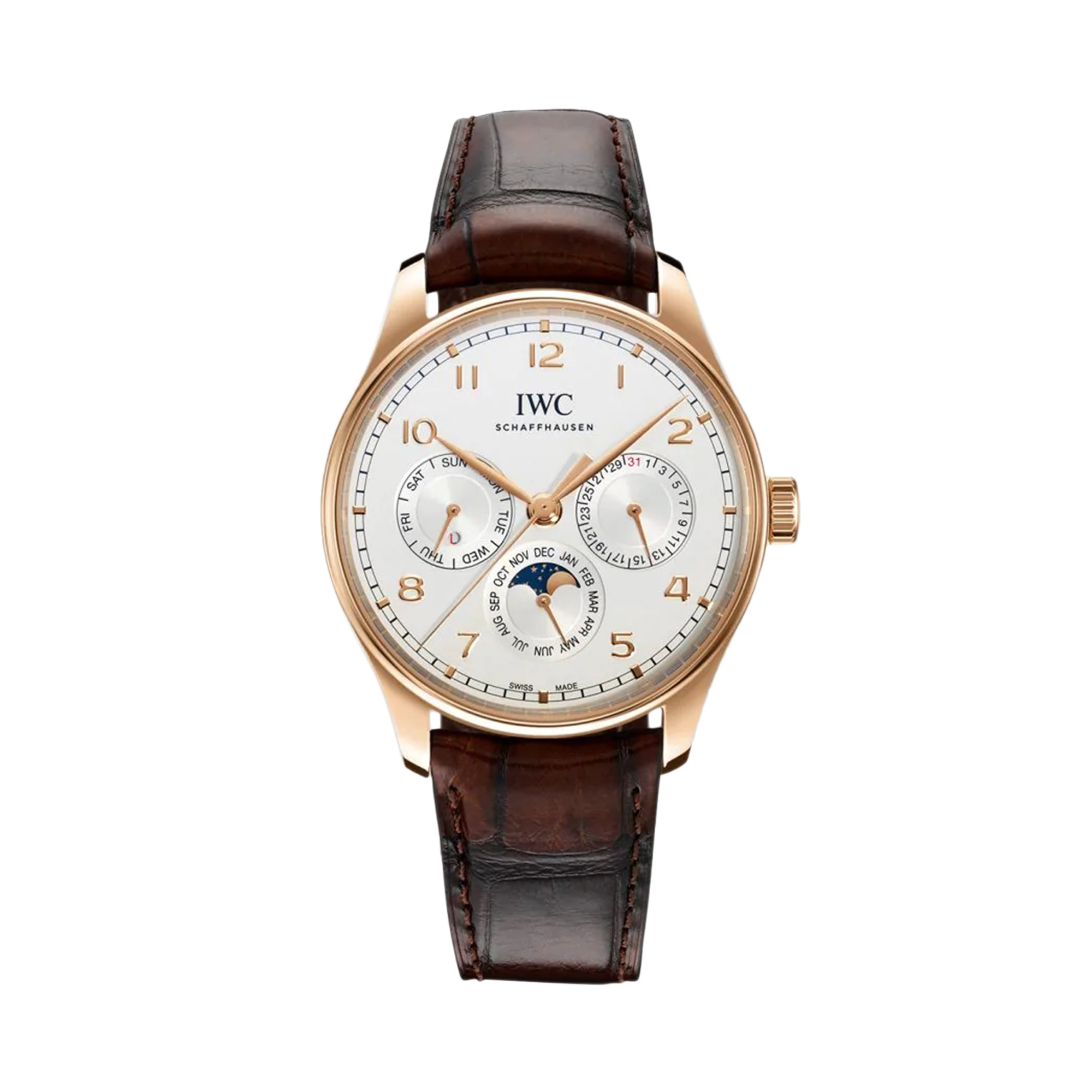 IWC Portugieser Perpetual Calendar 42 42.4mm, Silver Dial, Arabic Numerals_1