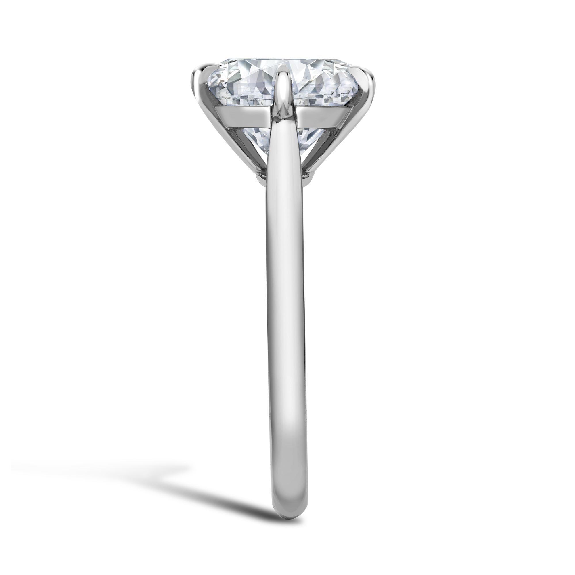 Classic Six-Claw 3.51ct Brilliant Cut Diamond Ring Brilliant cut, Claw set_4