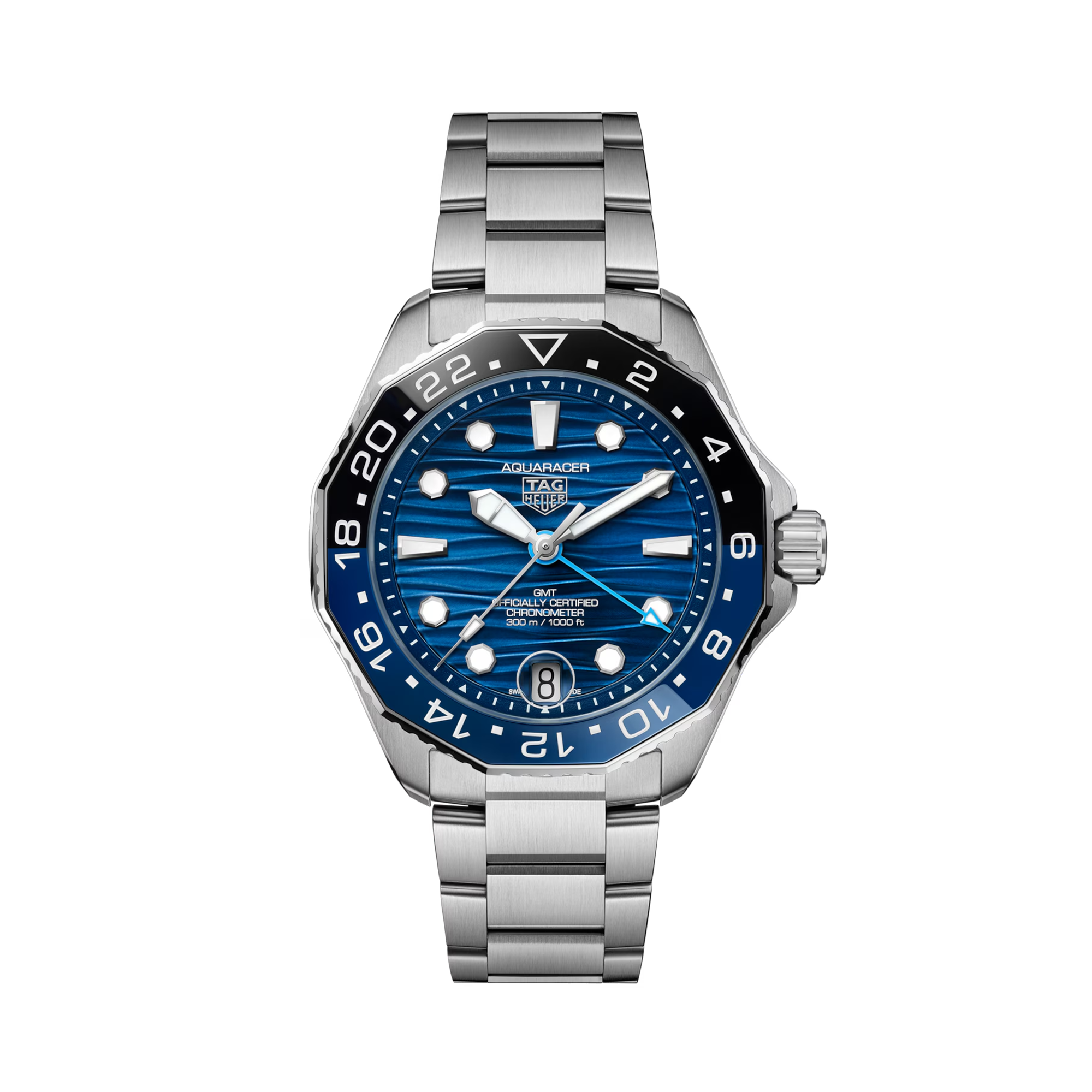 Tag Heuer Aquaracer Professional 300 42mm, Blue Dial, Baton Numerals_1