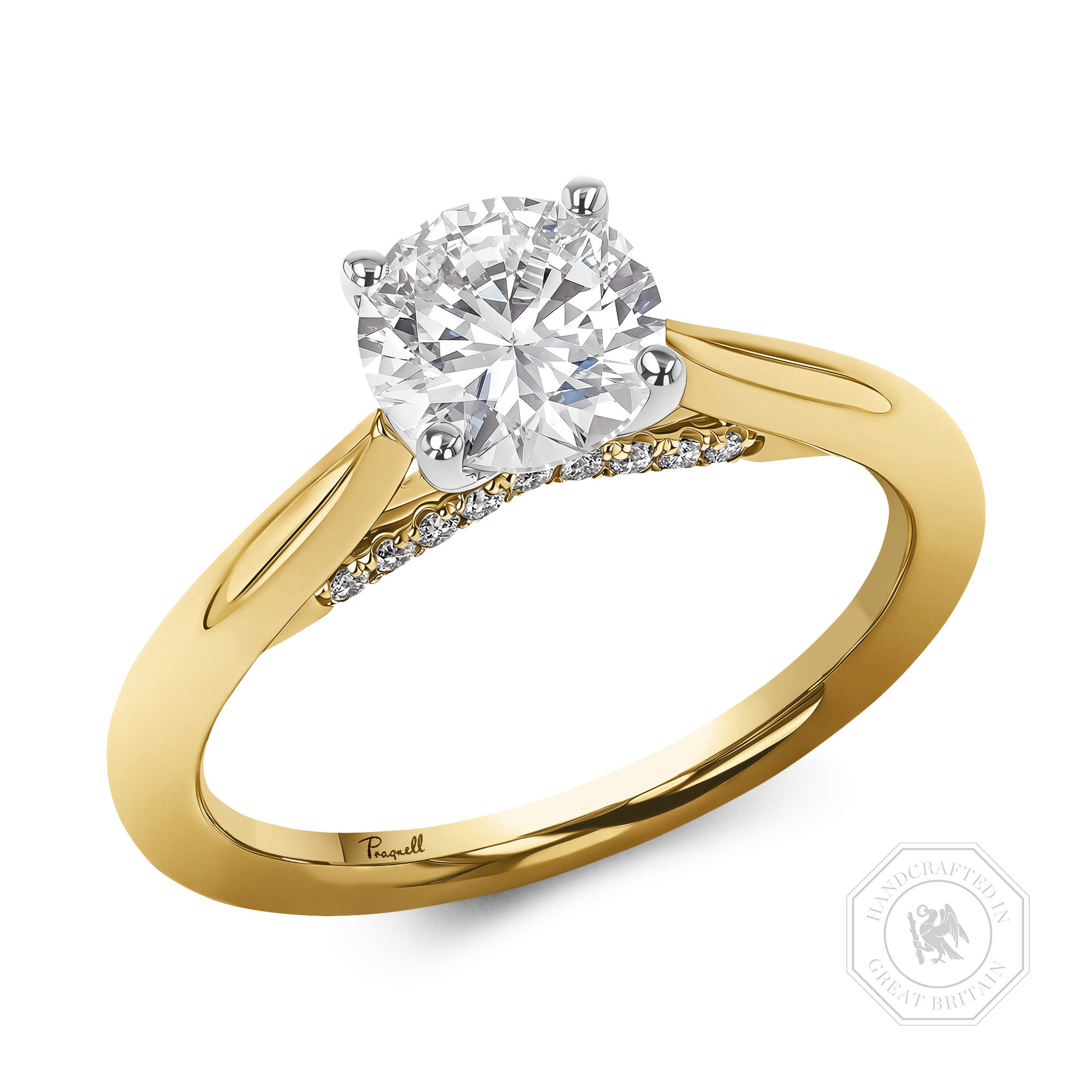 Classic 1.01ct Brilliant Cut Diamond Solitaire Ring Brilliant cut, Claw set_1