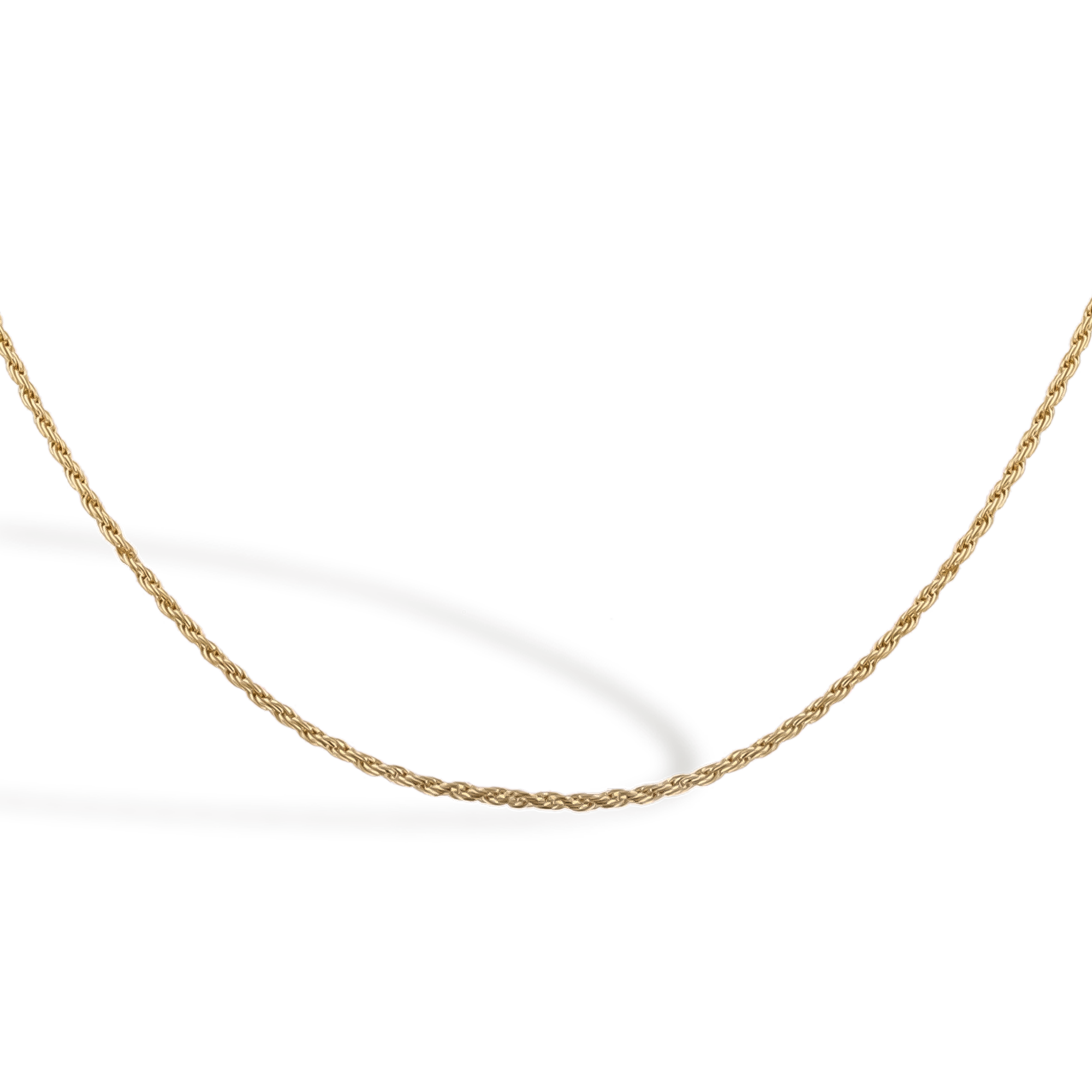 Medium Rope Style Chain (45cm) Brilliant Cut, Rubover Set_2