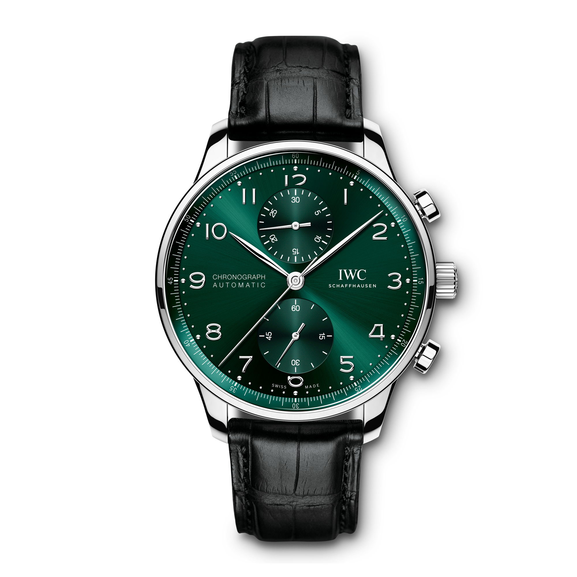 Portugieser Chronograph 41mm, Green Dial, Arabic Numerals_1