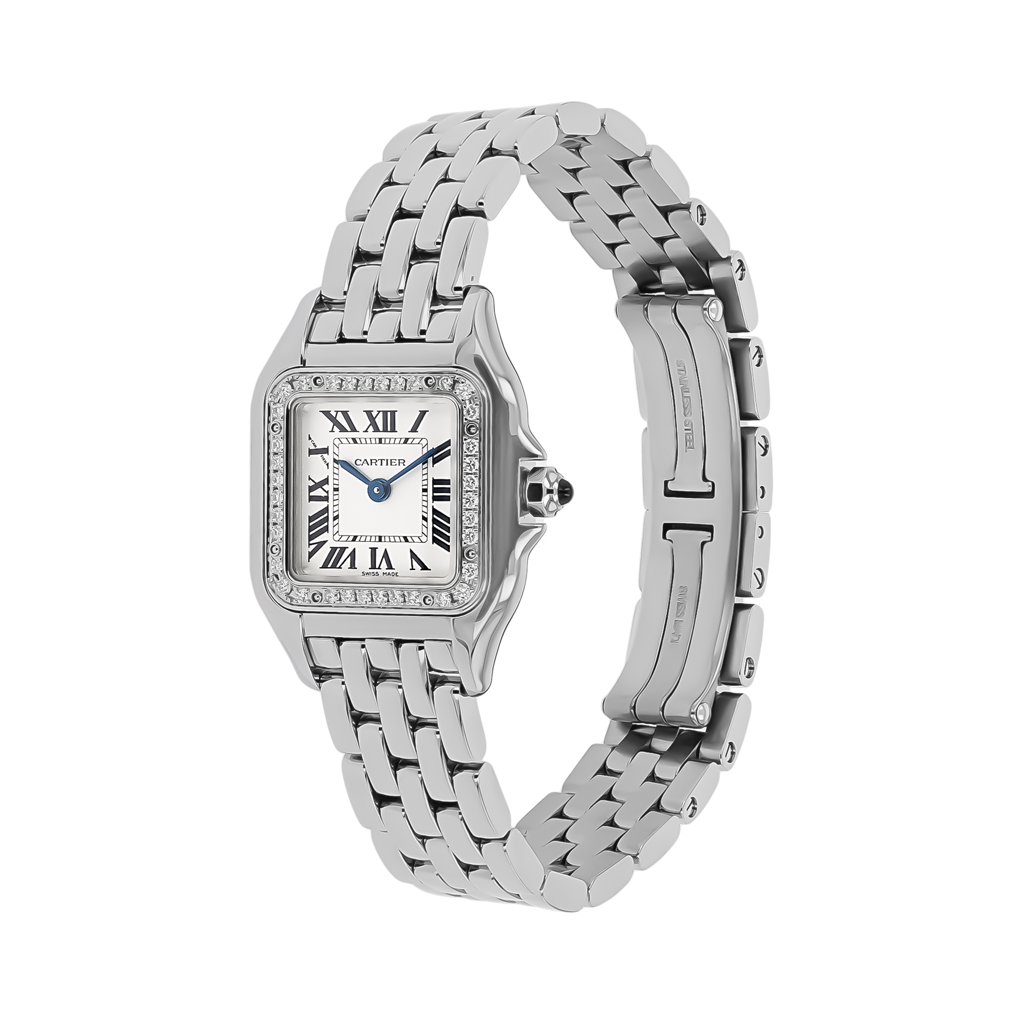 Cartier Panthère 22mm, Silver Dial, Roman Numerals_2