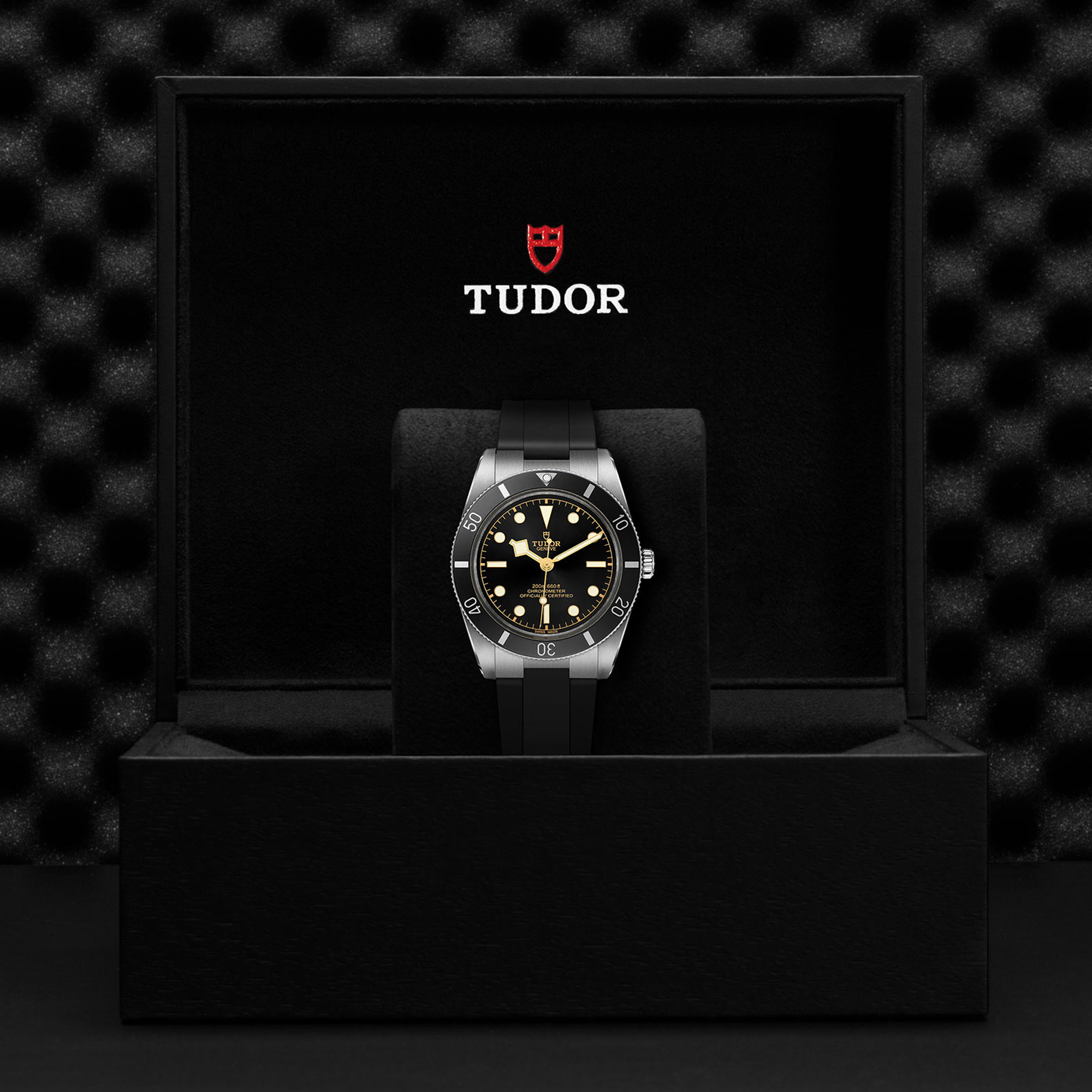 Tudor Black Bay 54 37mm, Black Dial, Baton Numerals_3