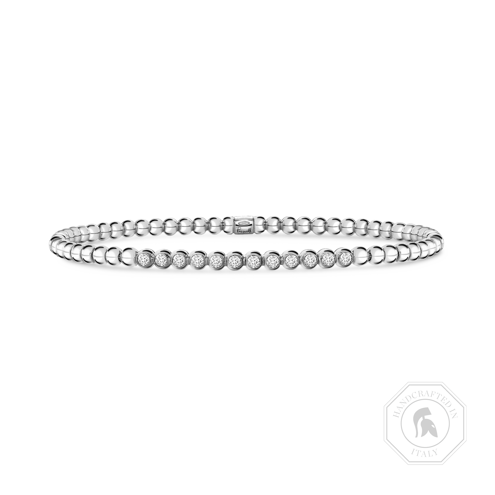 Bohemia Diamond Bracelet Brilliant Cut, Rubover Set_1