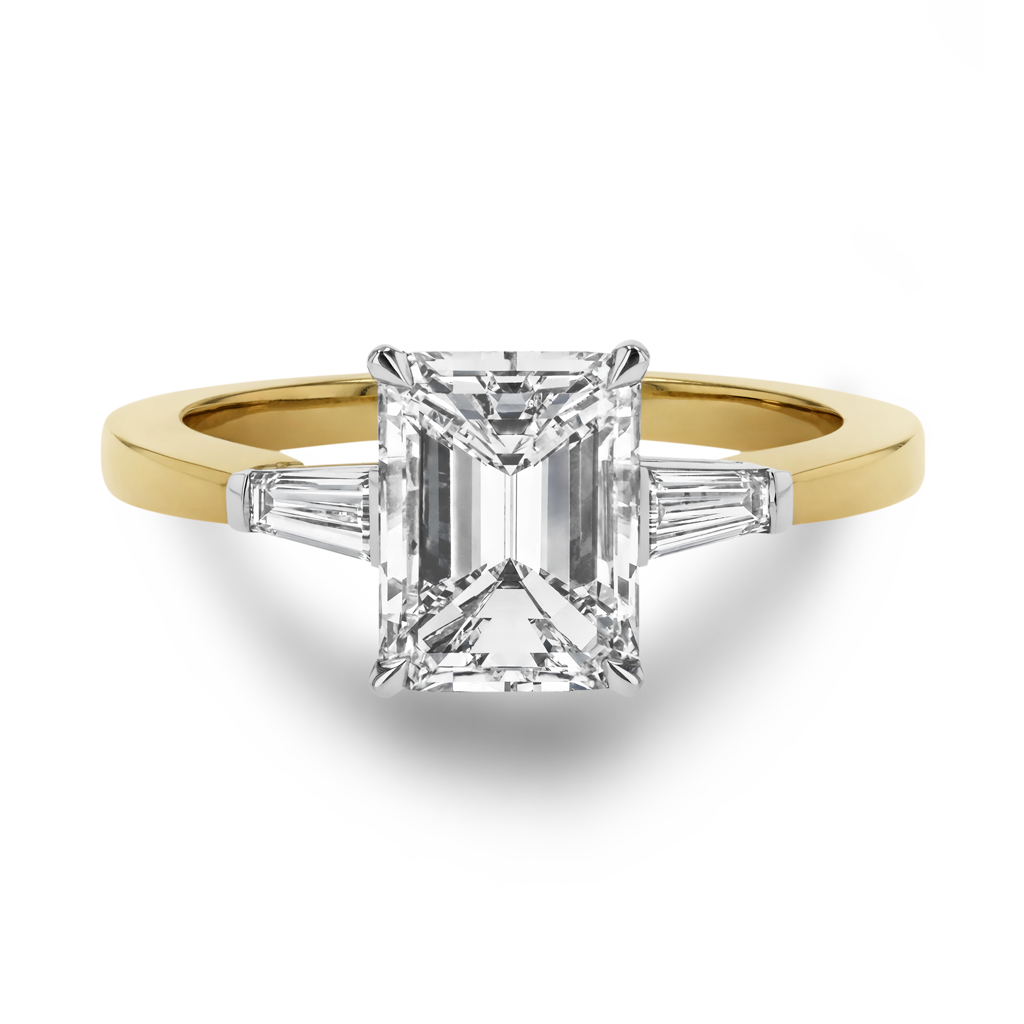 Regency 2.01ct Emerald Cut Diamond Ring Emerald Cut, Claw Set_2