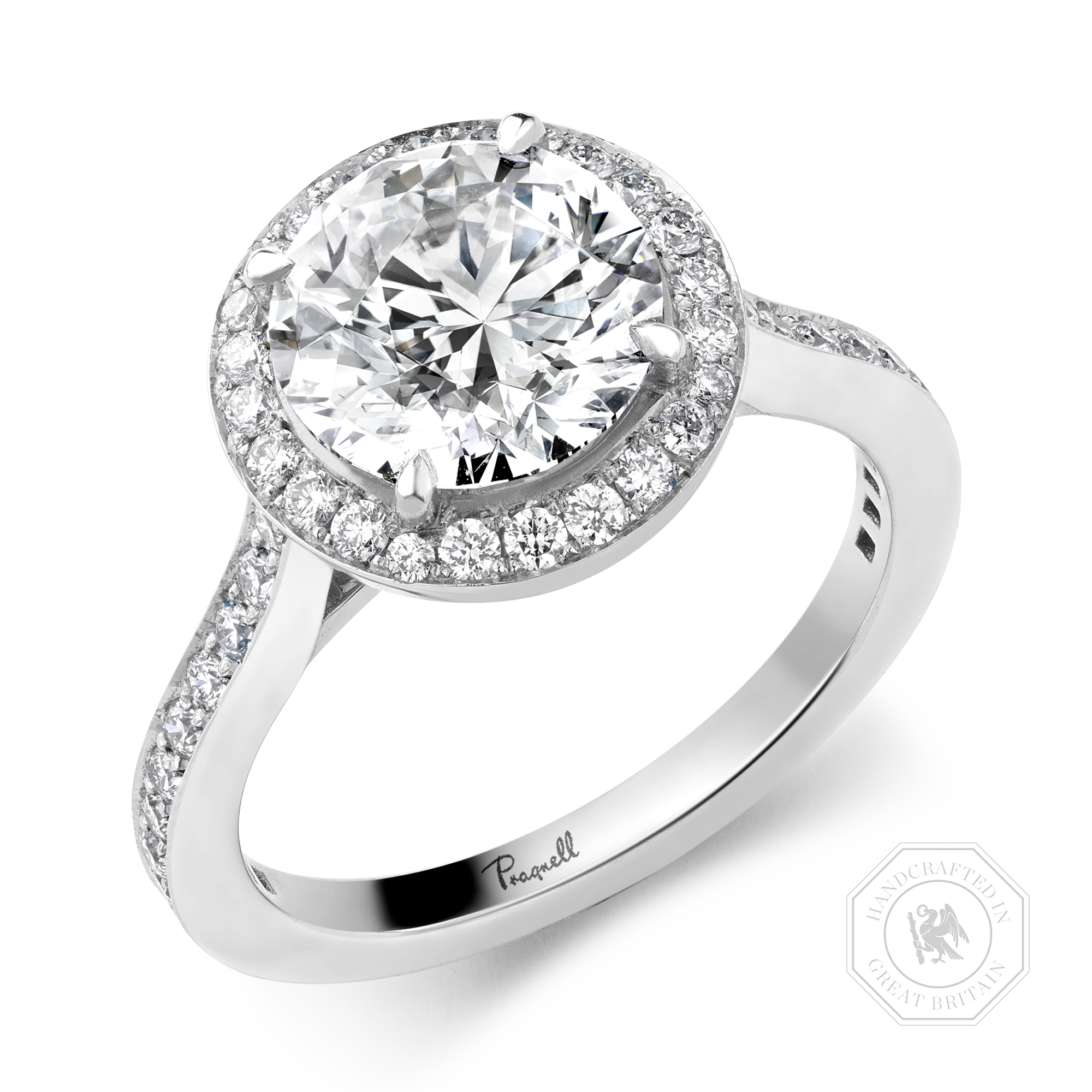Celestial 2.49ct Brilliant Cut Diamond Cluster Ring Brilliant cut, Claw set_1