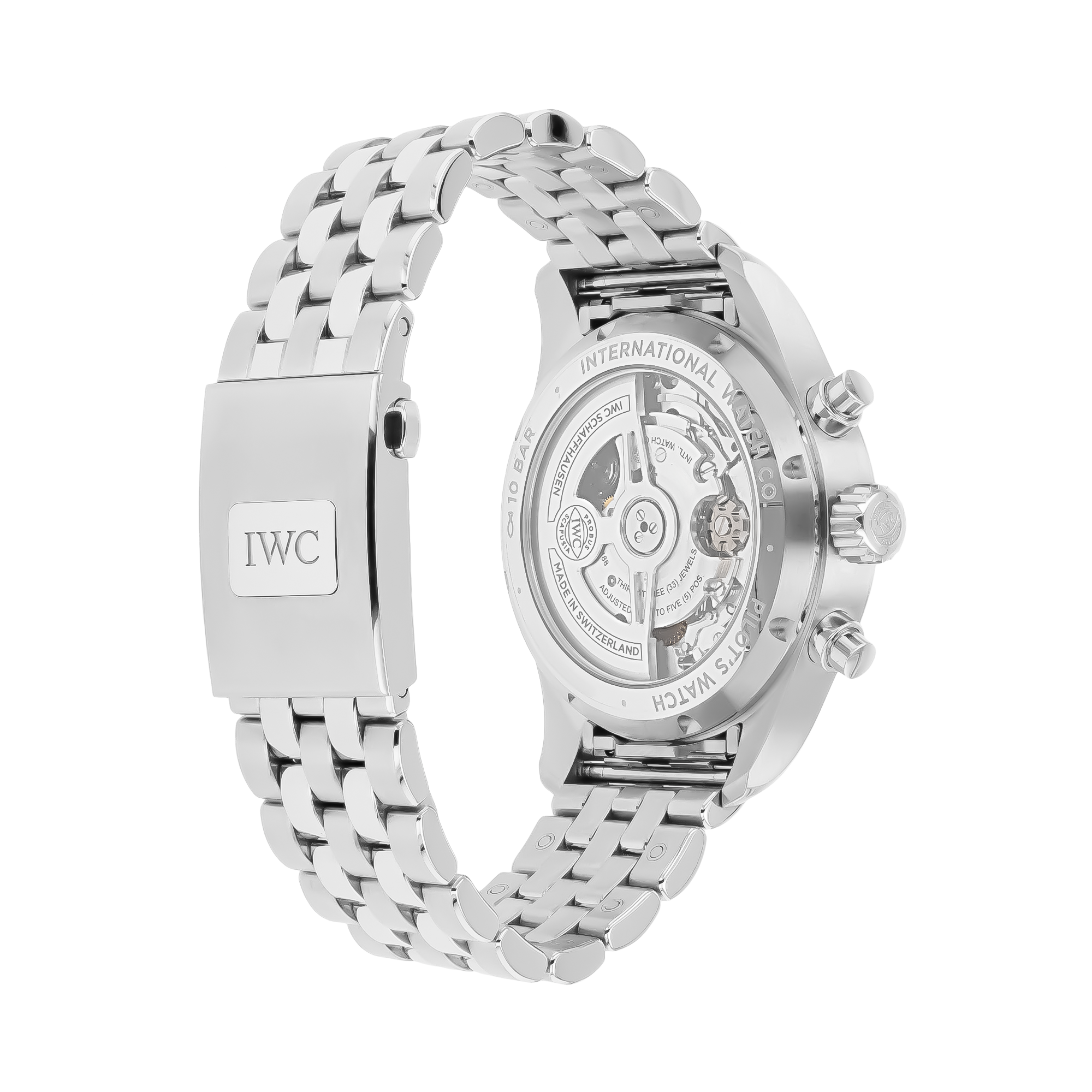 Pre-Owned IWC Pilot's Chronograph 41 41mm, Blue Dial, Arabic Numerals_3