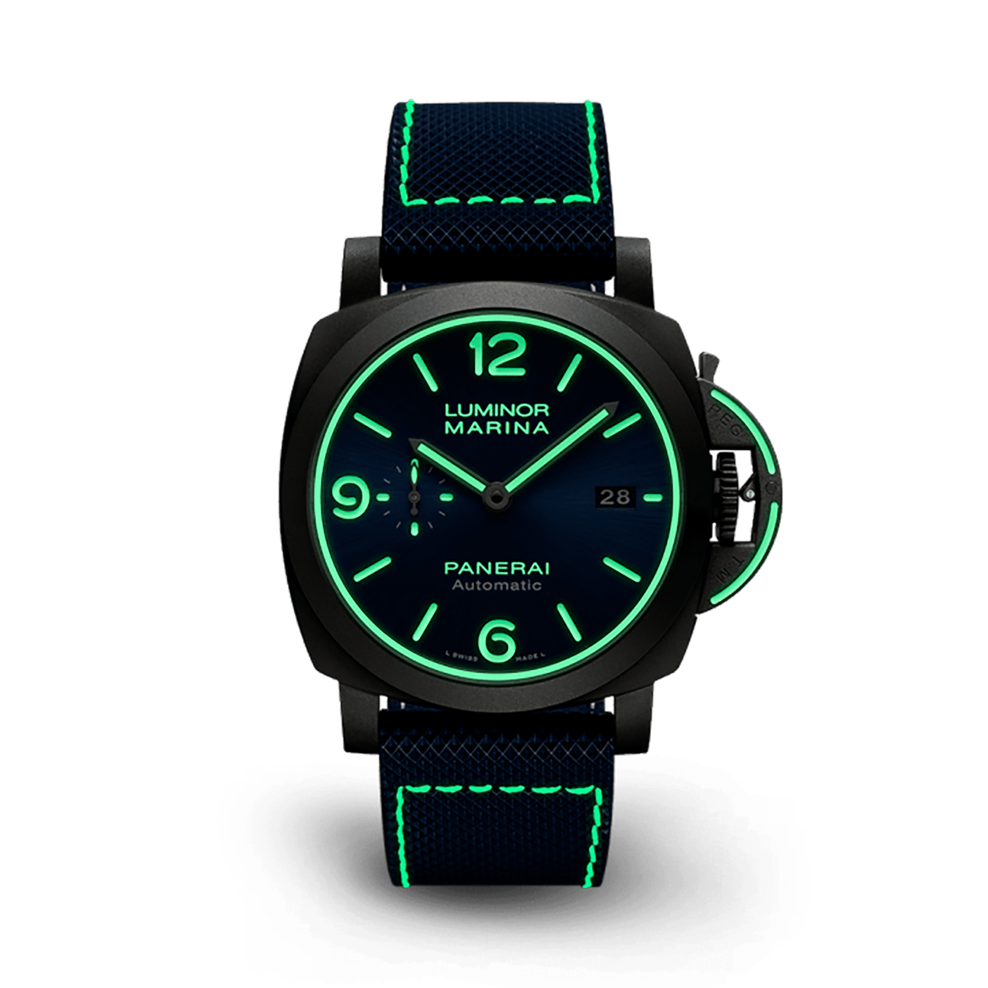 Panerai Luminor Marina - 44mm 44mm, Blue Dial, Arabic/Baton Numerals_3